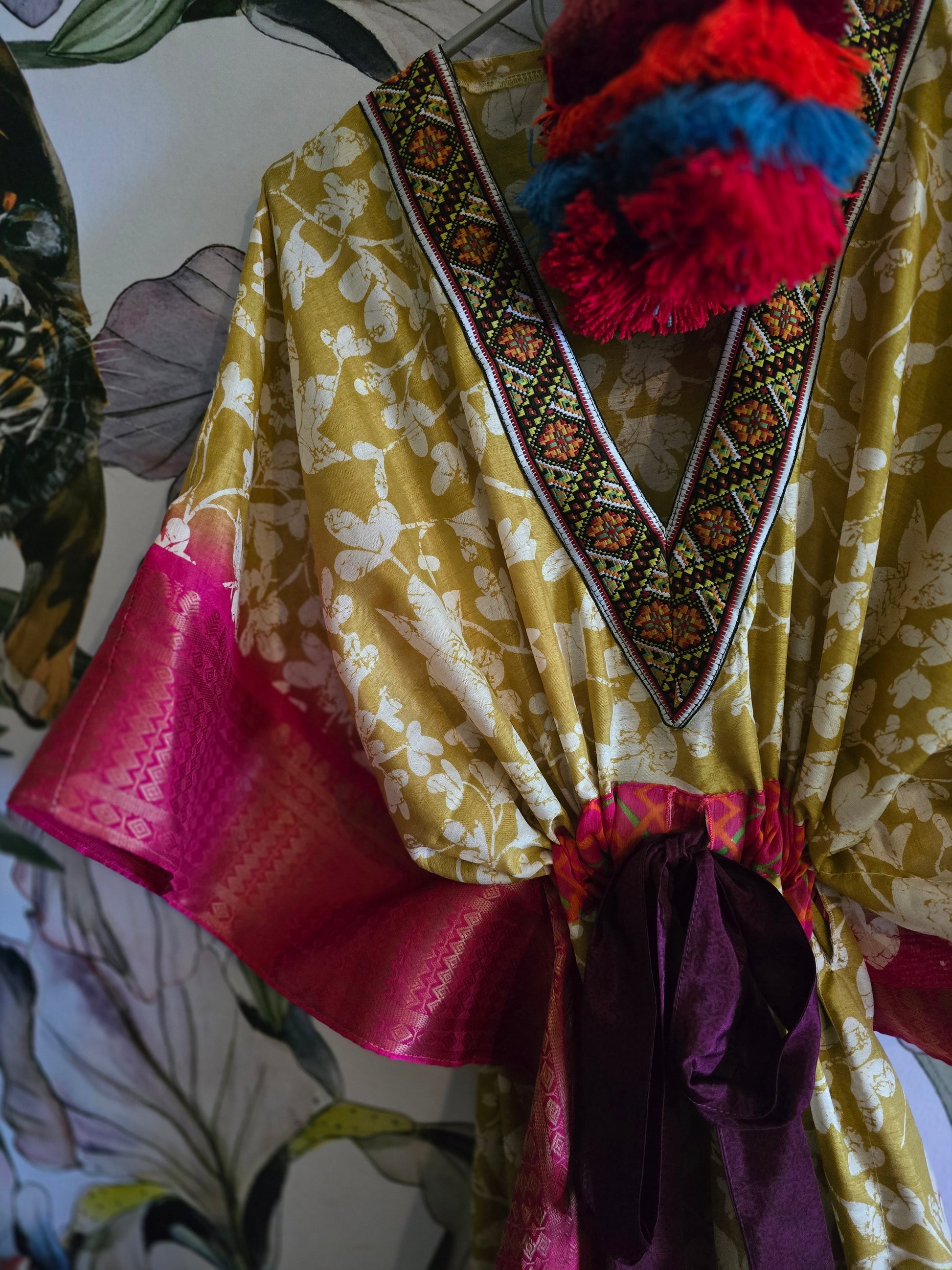 The LONG SILK KAFTAN