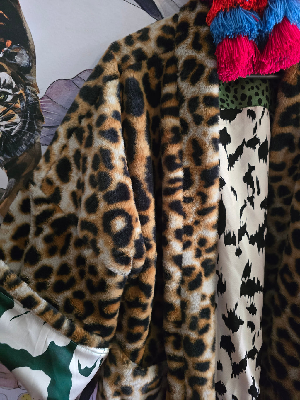 The LEOPARD FAUX FUR FULLY REVERSIBLE JACKET 🐆