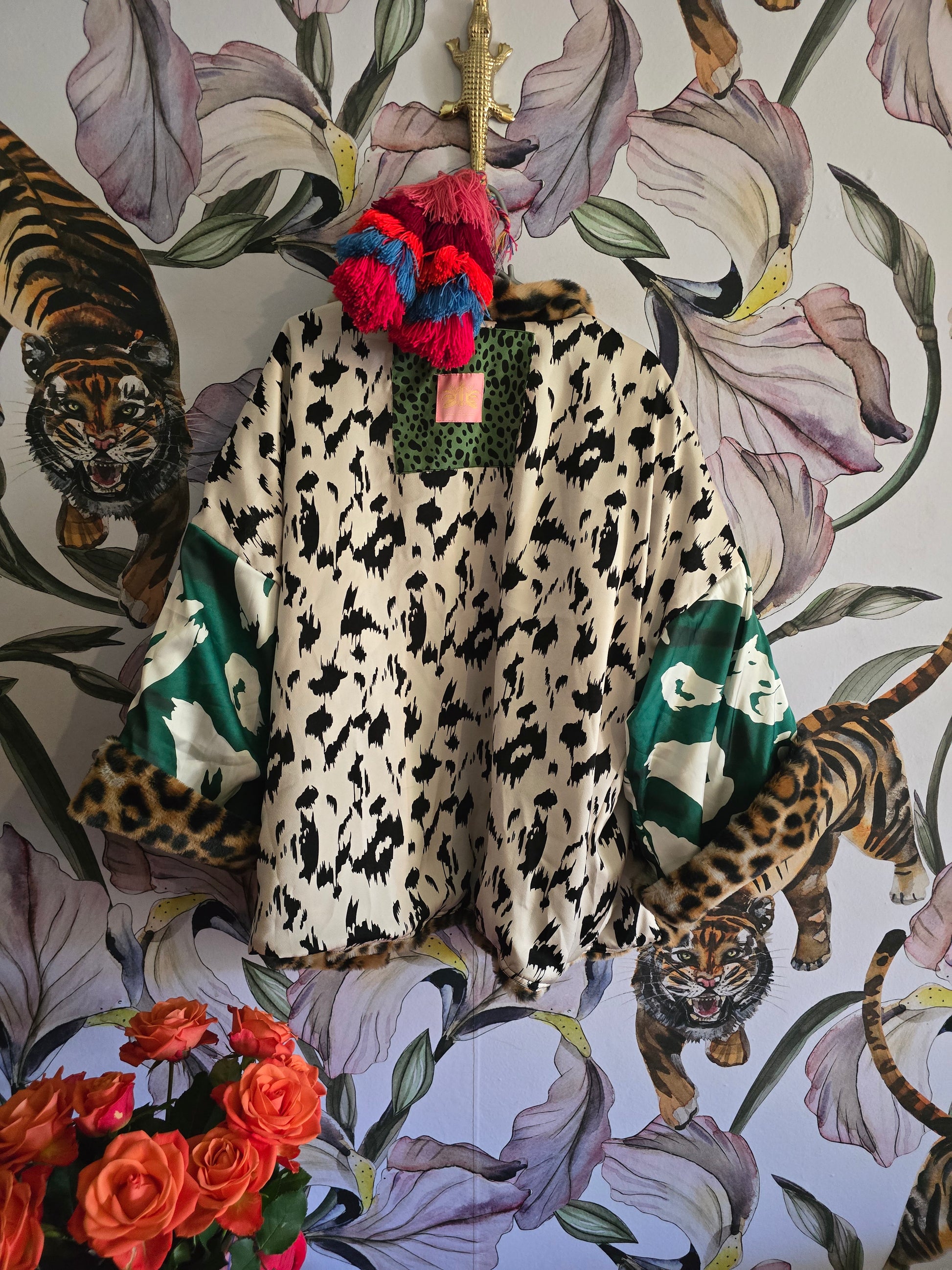 The LEOPARD FAUX FUR FULLY REVERSIBLE JACKET 🐆