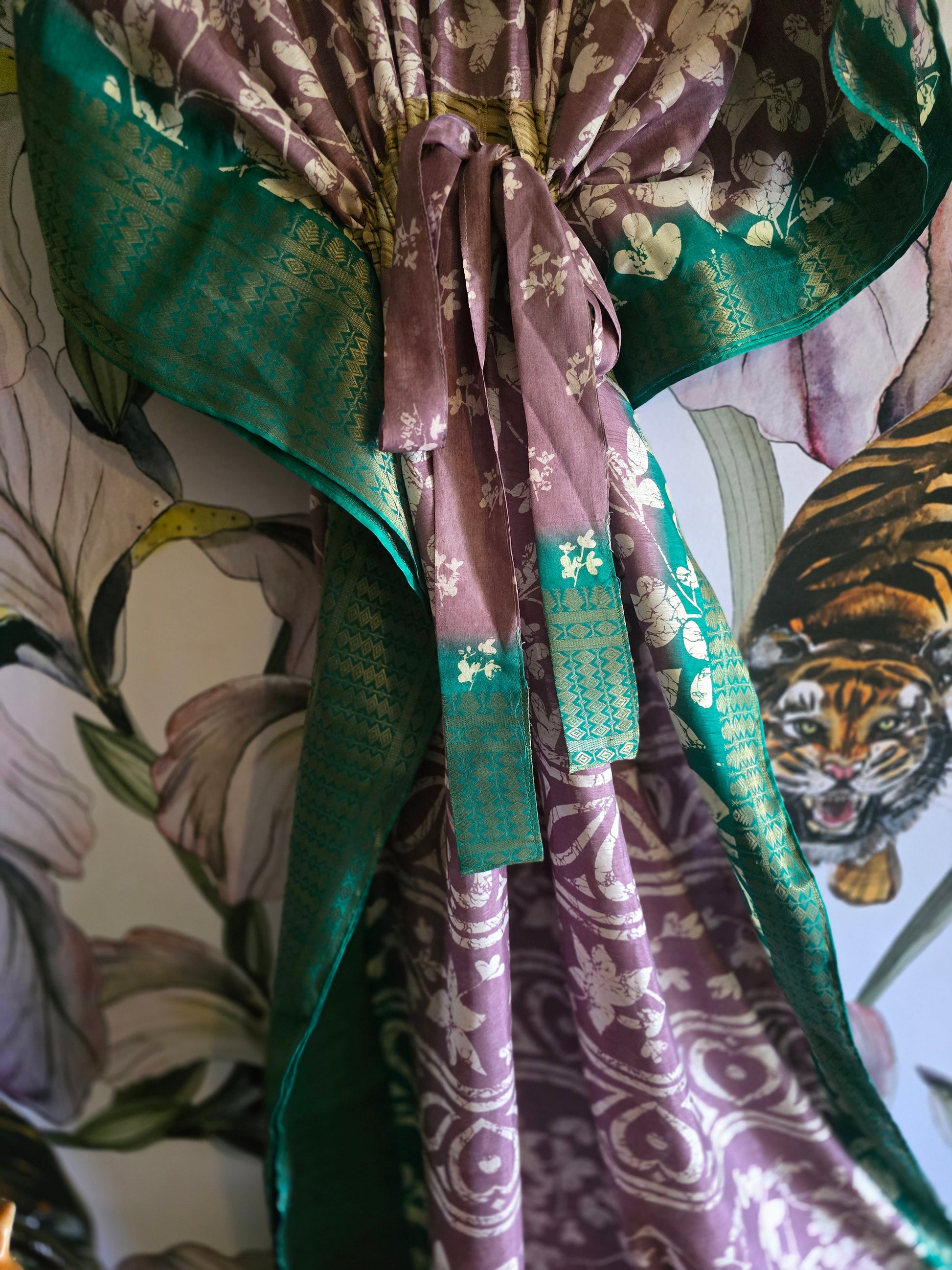 The LONG SILK KAFTAN