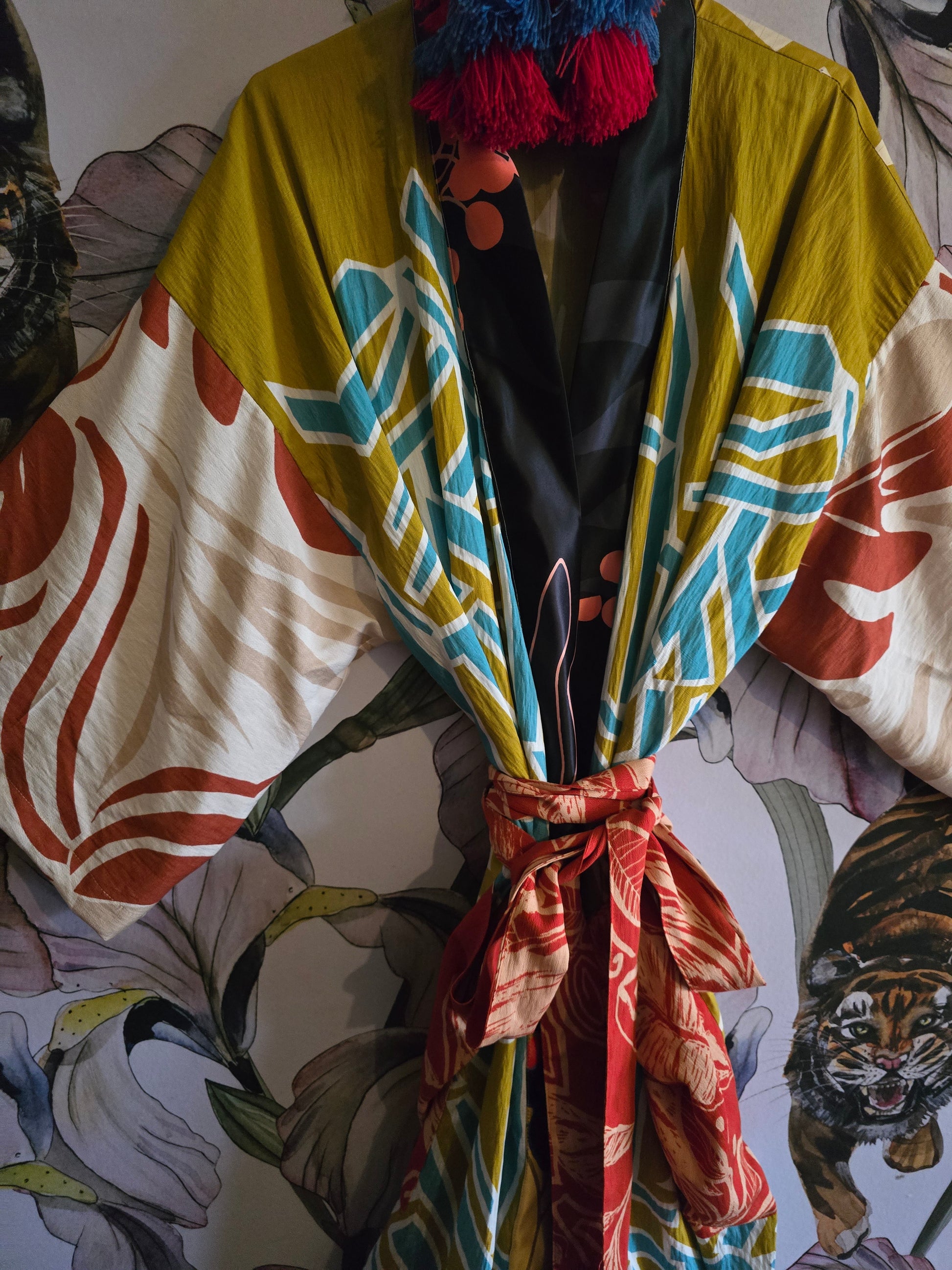 The DELICIOUS MONSTER KIMONO CHARTREUSE