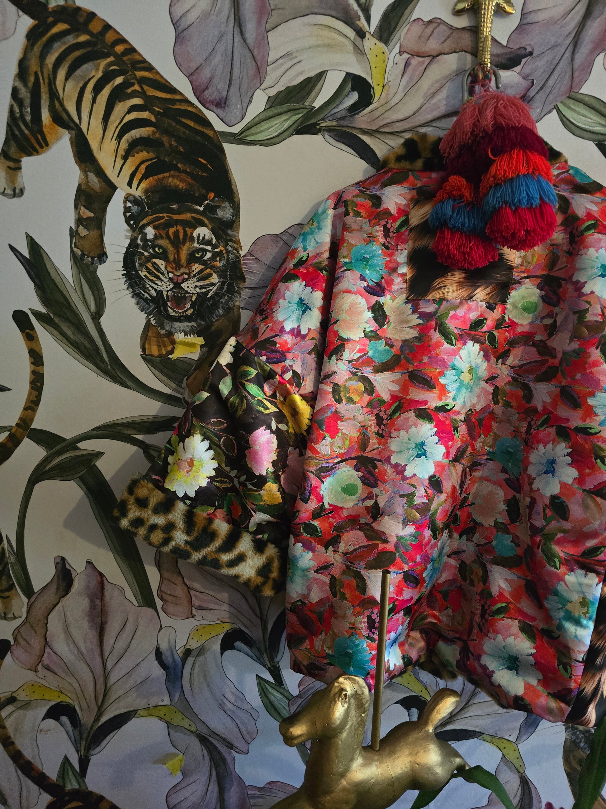 The BOUJEE LEOPARD REVERSIBLE FAUX FUR #2