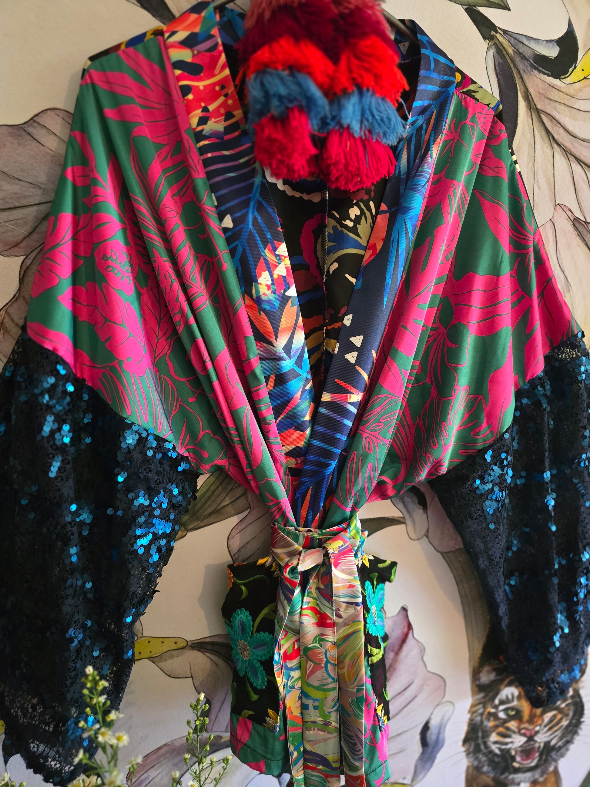 The ETRO PARTY cropped kimono