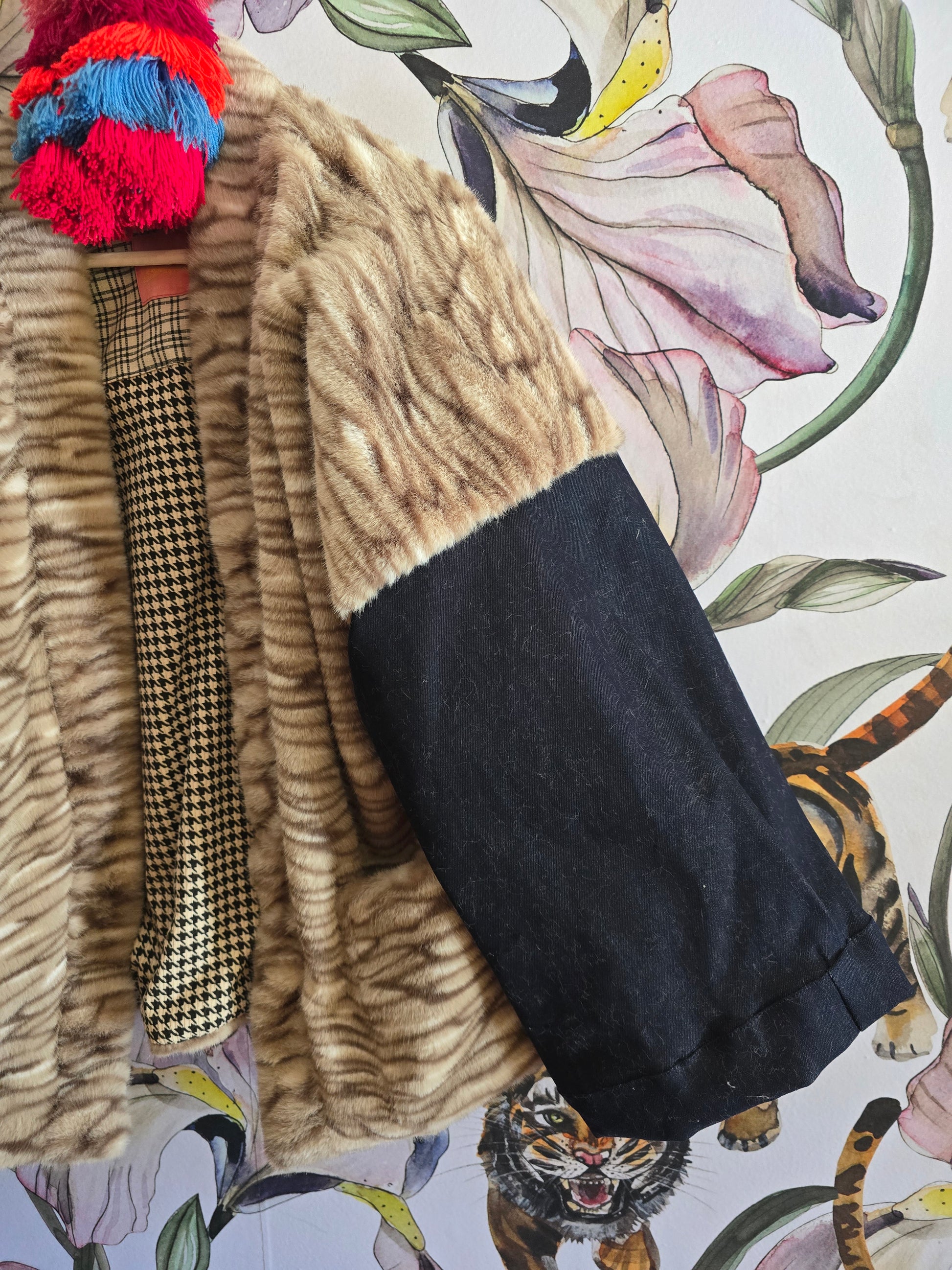 The DENIM & FAUX FUR COOL GIRL JACKET