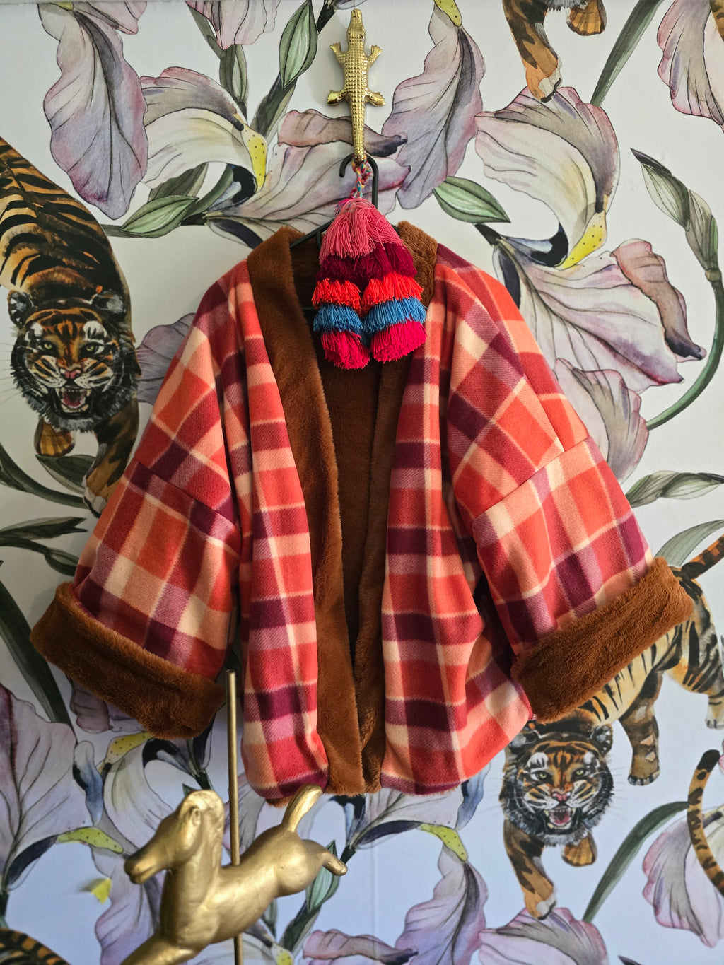 The MISTY MOUNTAINS FAUX FUR & FLEECE REVERSIBLE JACKET