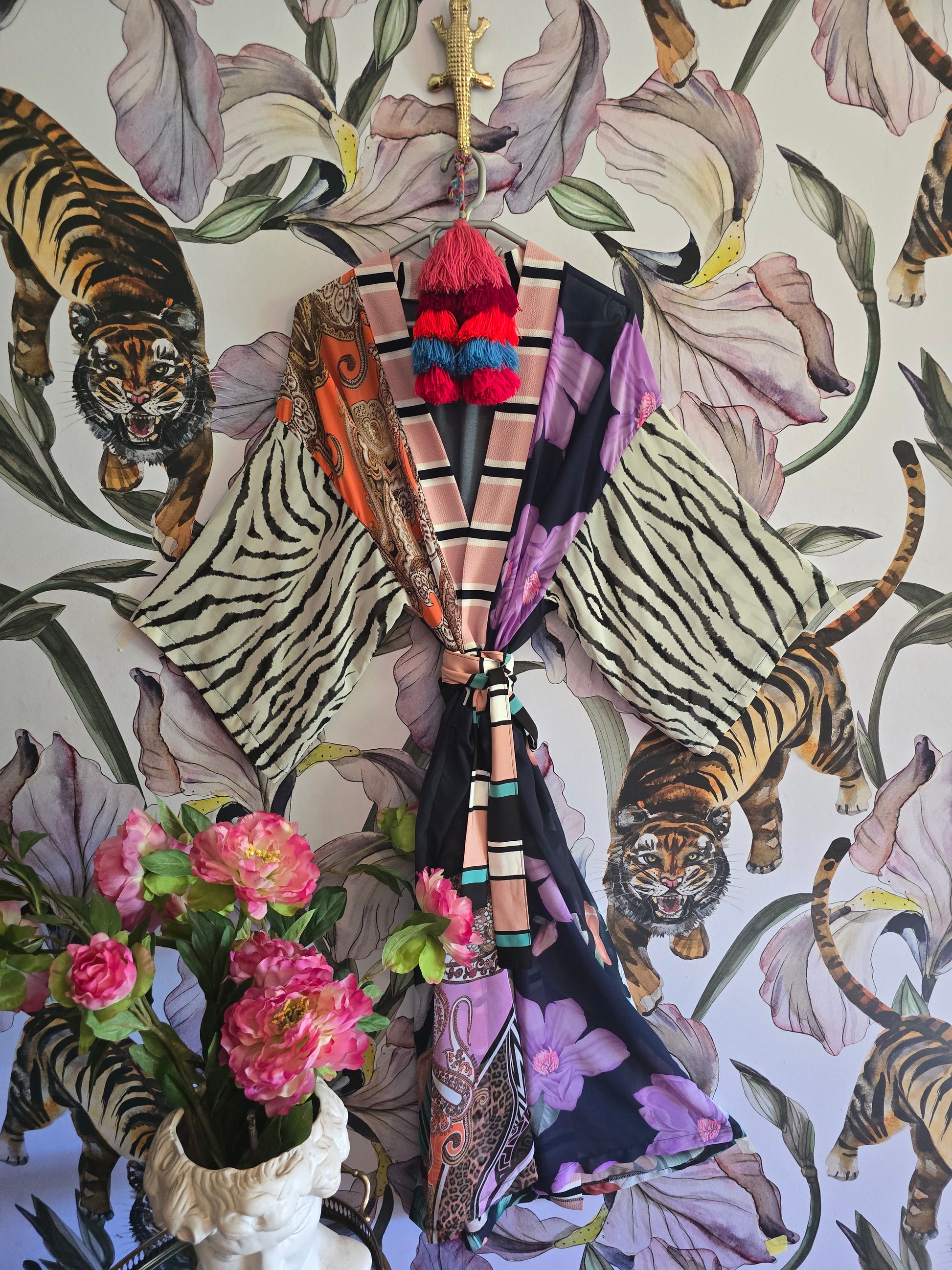 The ZEBRA & BLOOM KIMONO