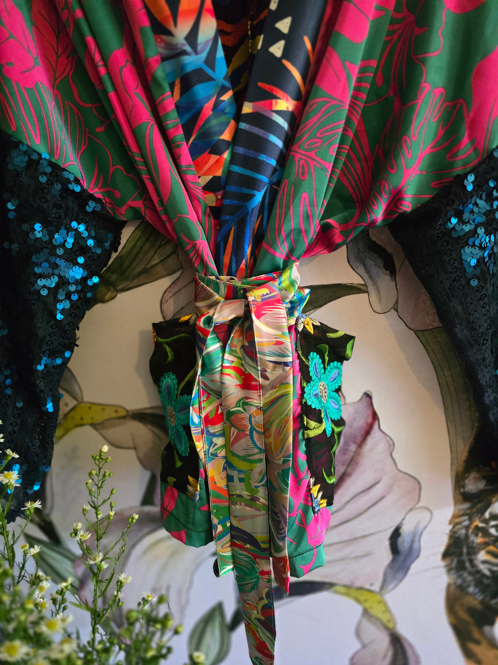 The ETRO PARTY cropped kimono