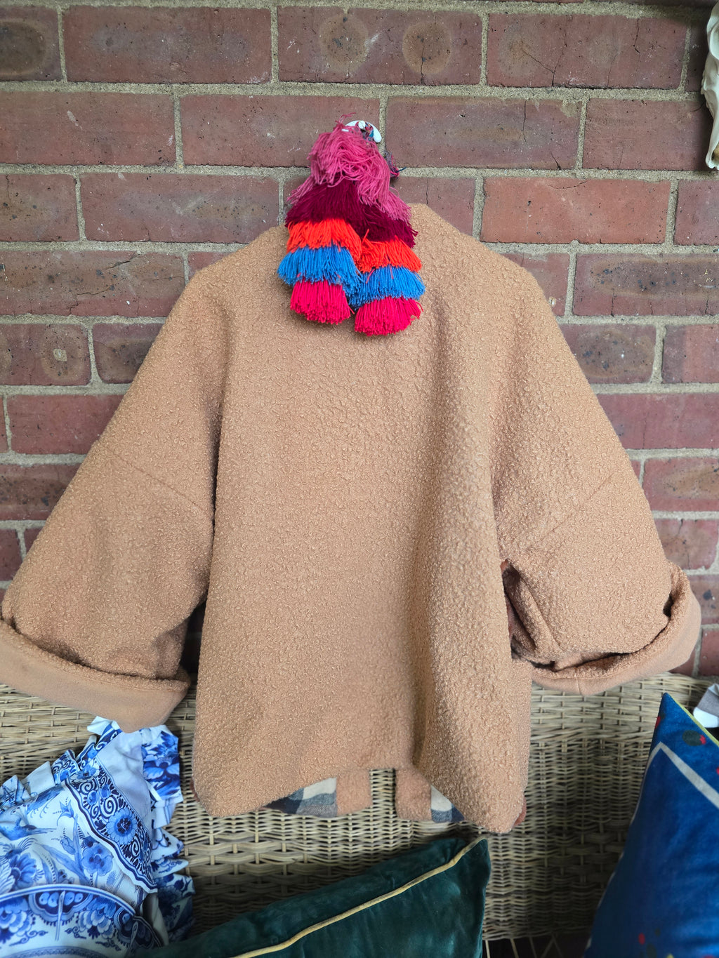 The LUMBER JILL REVERSIBLE FAUX FUR JACKET