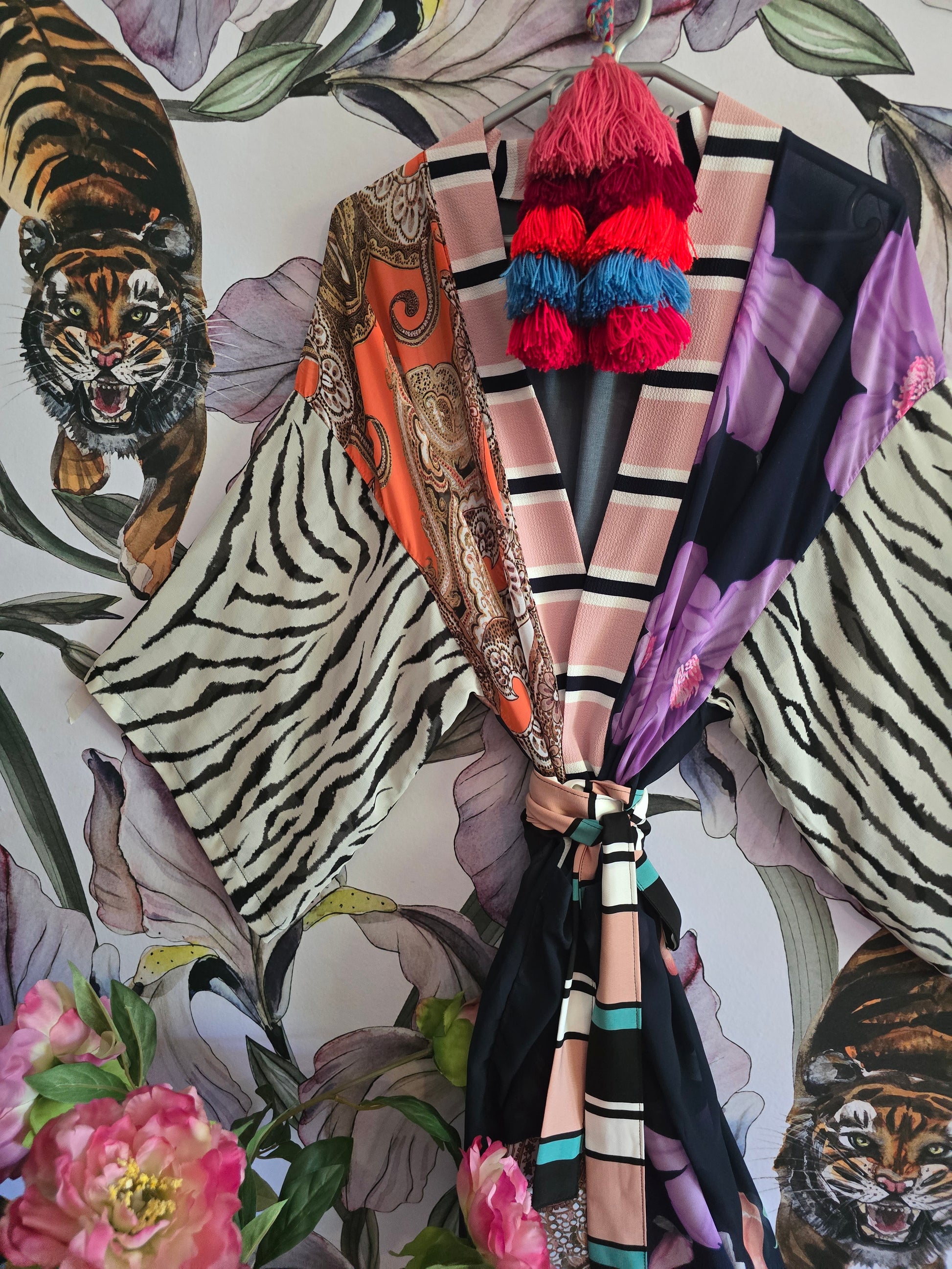 The ZEBRA & BLOOM KIMONO