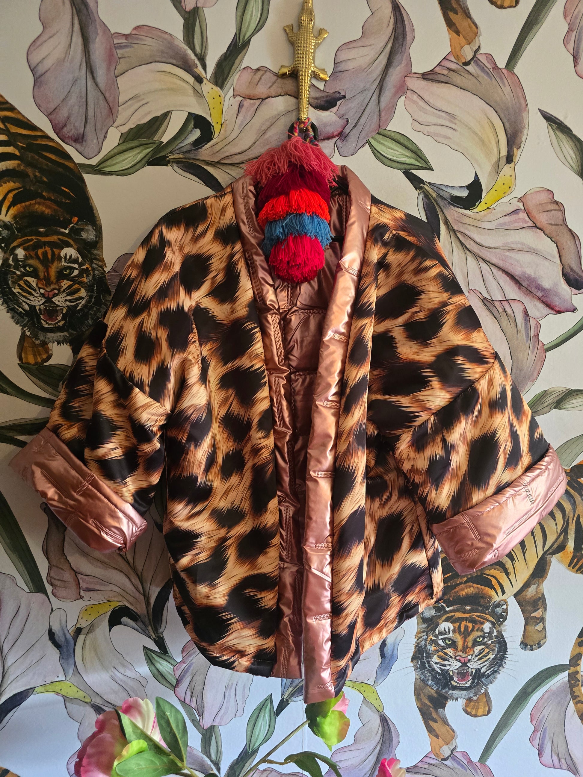 The PINK & LEOPARD PUFFER