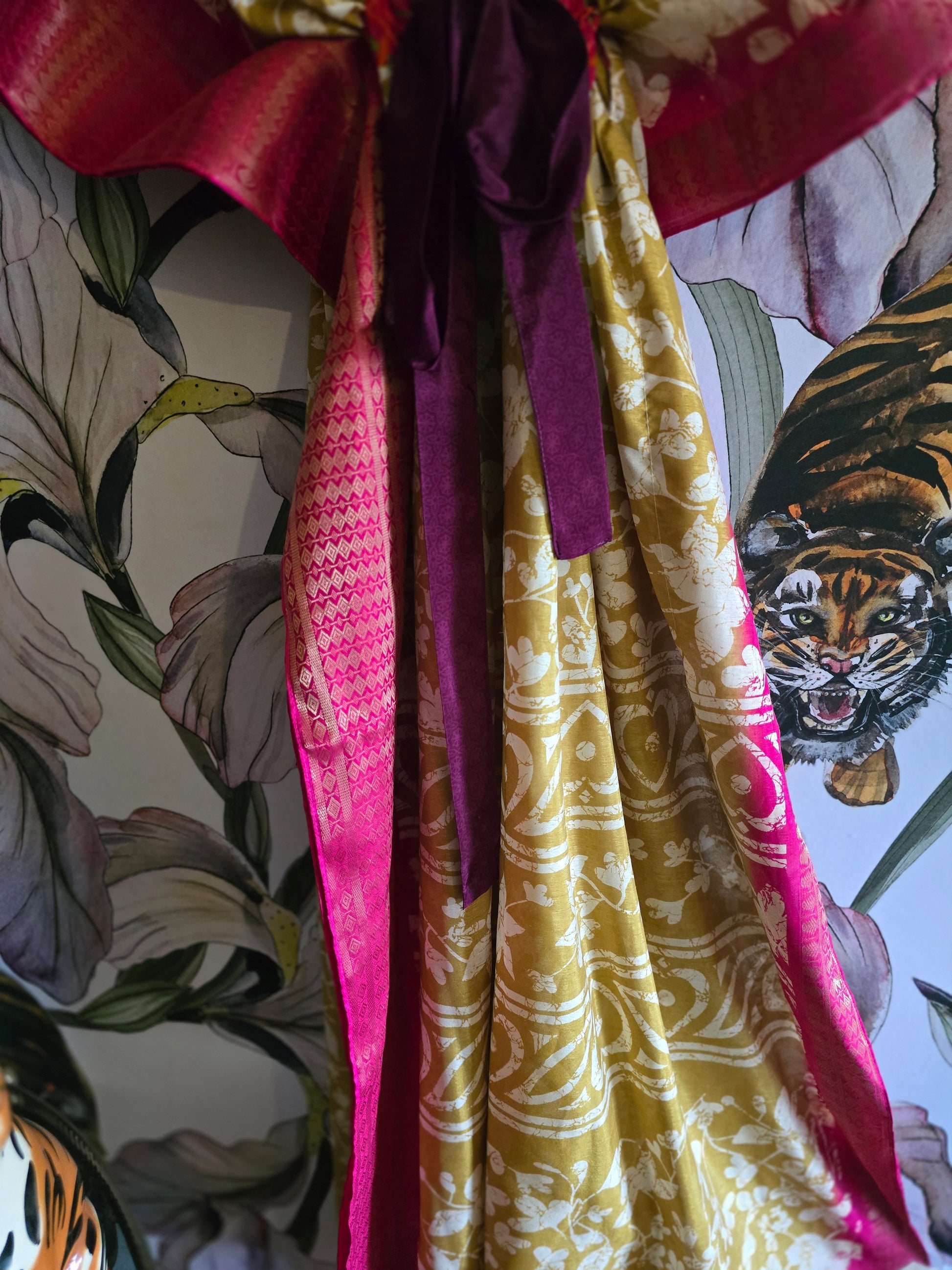 The LONG SILK KAFTAN