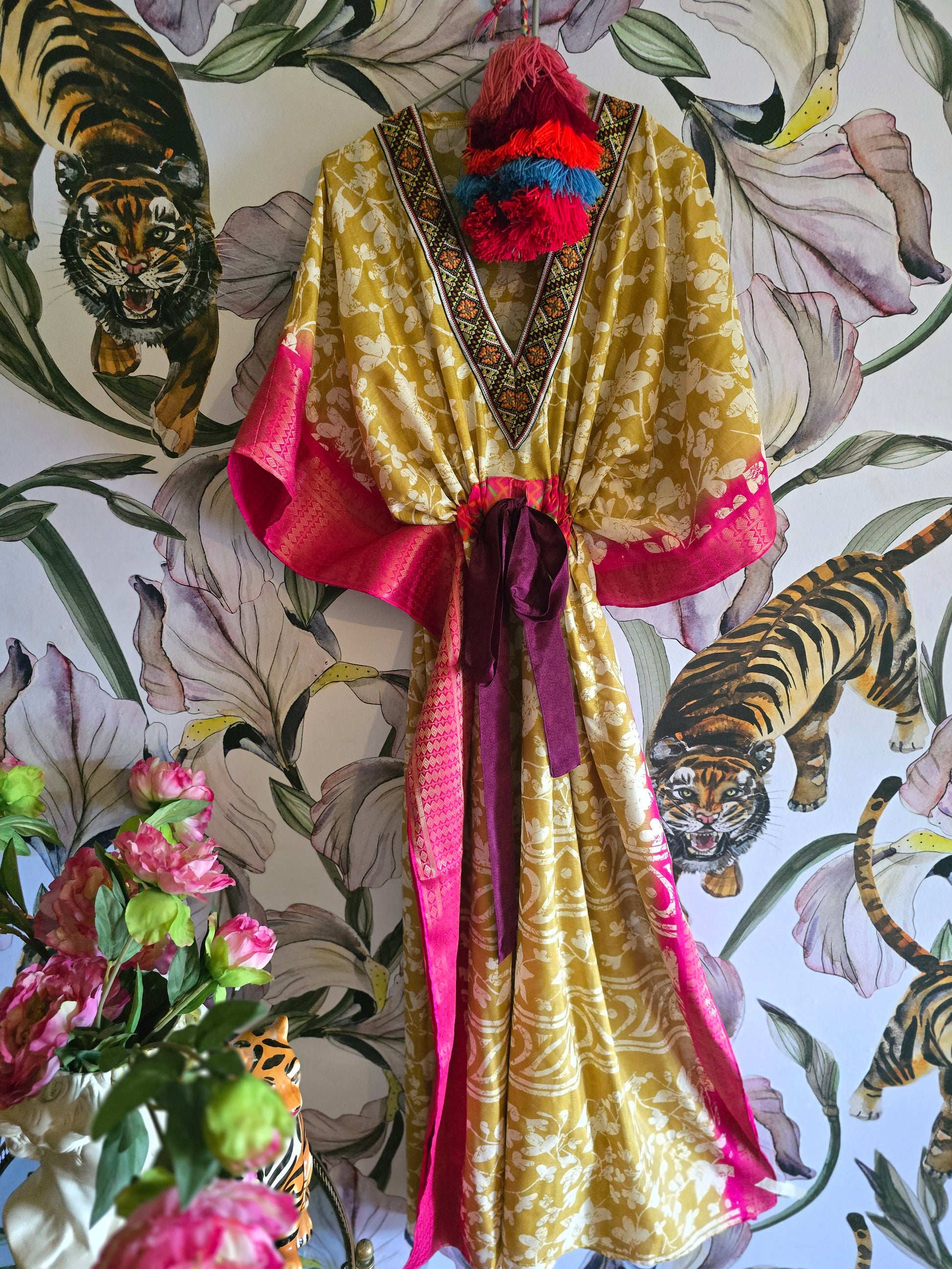 The LONG SILK KAFTAN