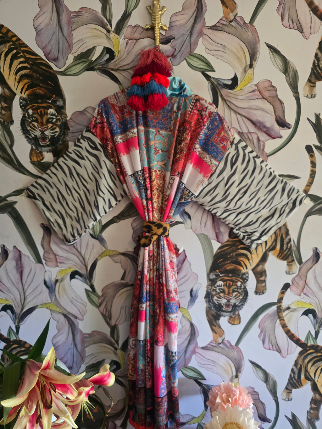 The JUNGLE, PAISLEY  & ZEBRA KIMONO #2