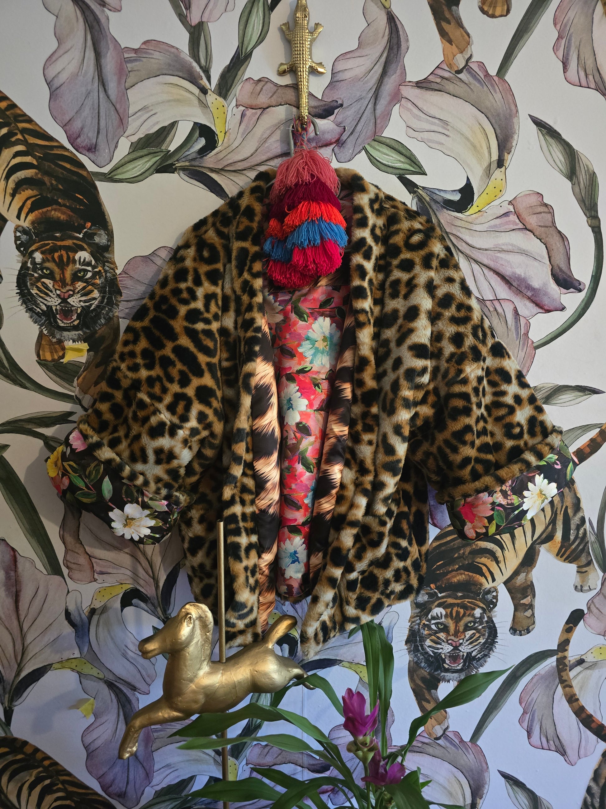 The BOUJEE LEOPARD REVERSIBLE FAUX FUR #2