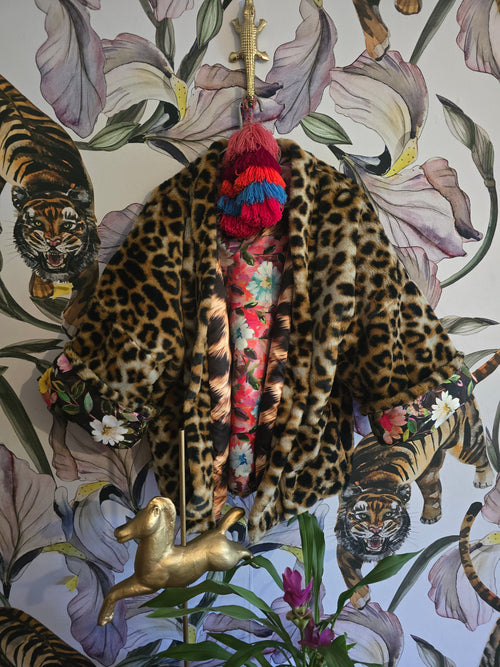 The BOUJEE LEOPARD REVERSIBLE FAUX FUR #2