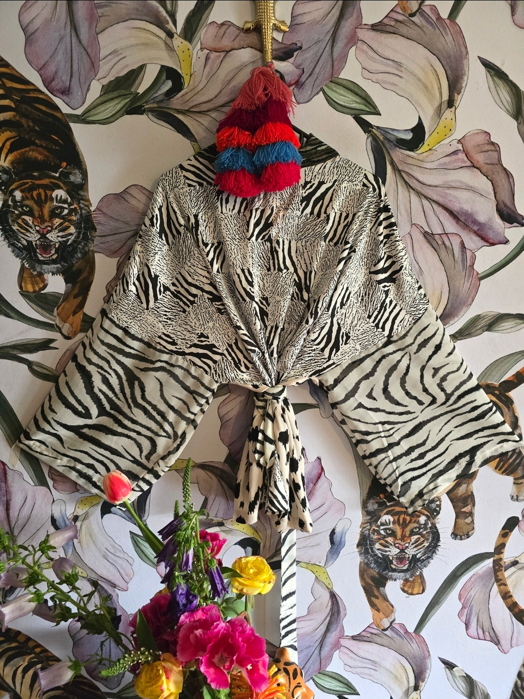 The SAFARI CROPPED KIMONO