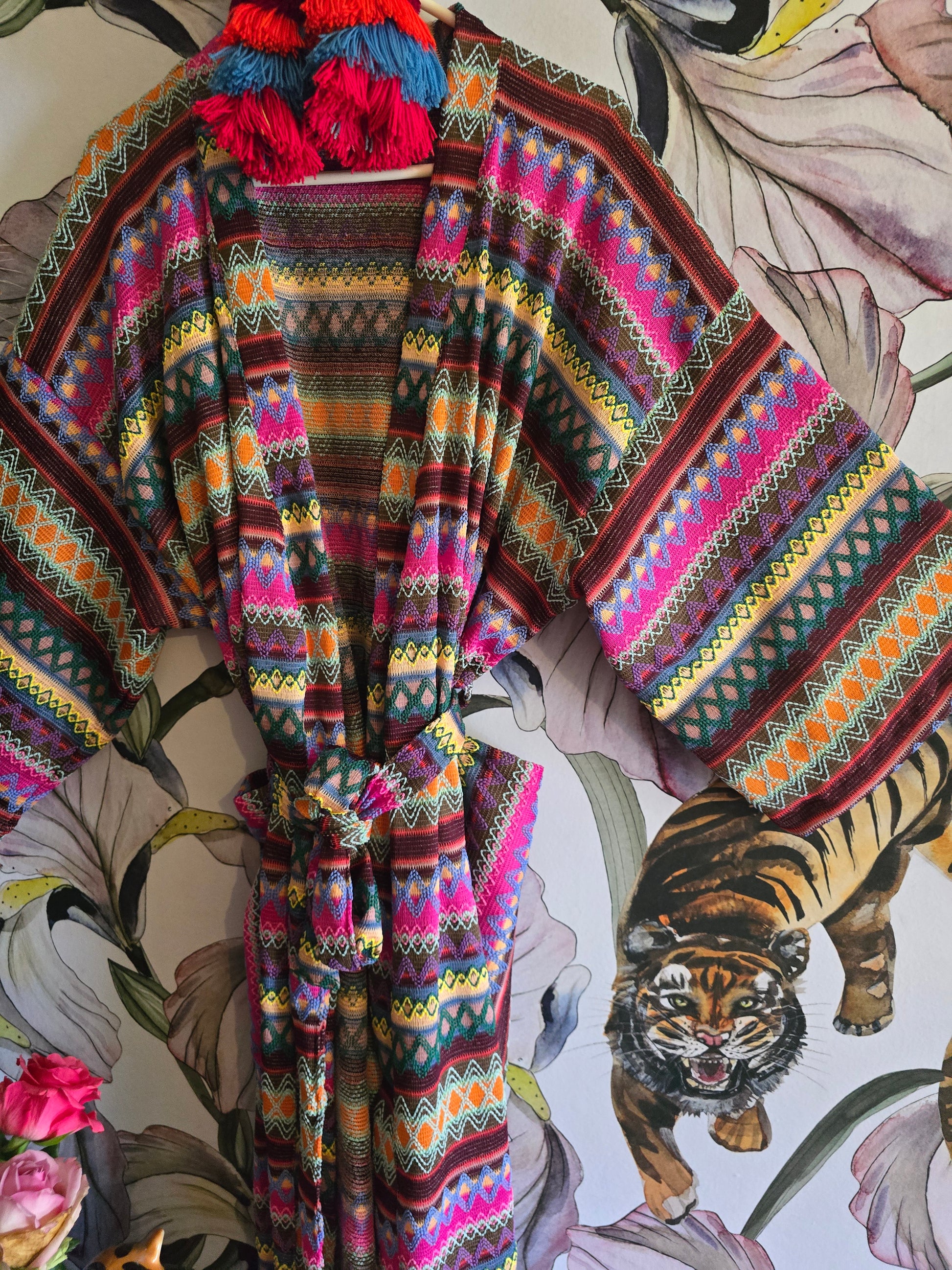 The OH SO BOHO CROCHET STYLE KIMONO