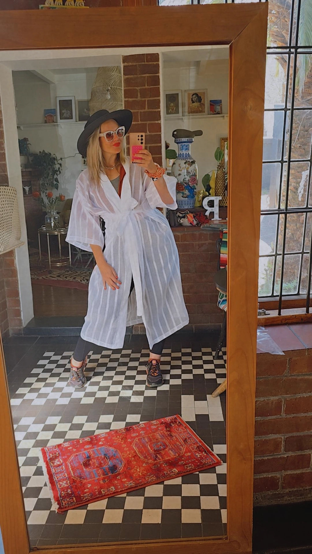 The LAMU SHEER  MUSLIN KIMONO