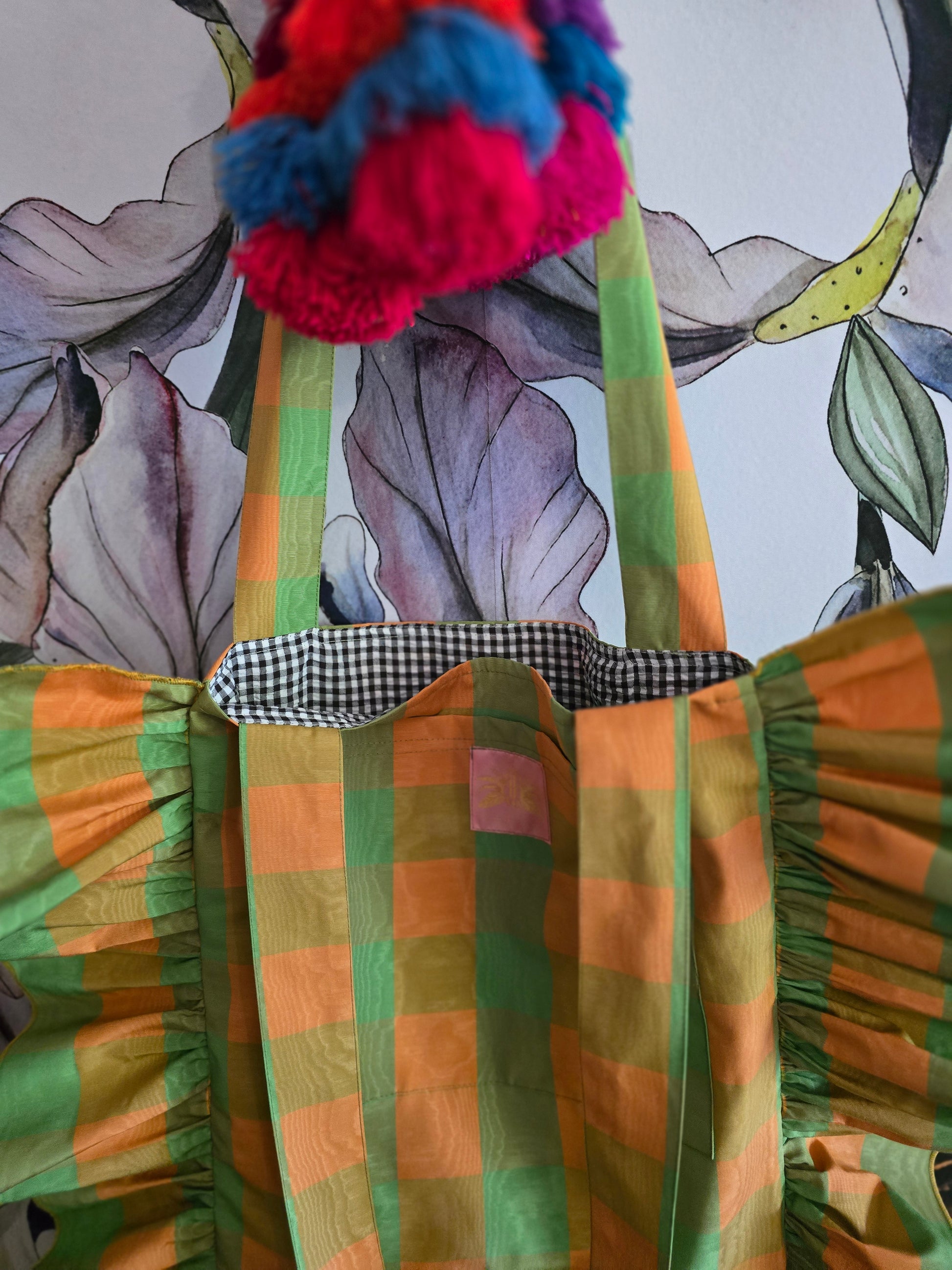 The CHECK & FRILL TOTE