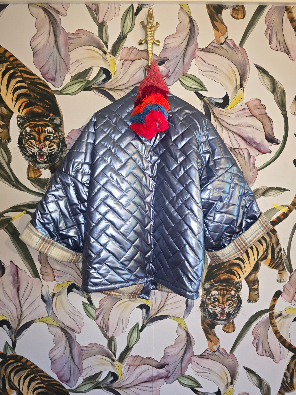 The COOL MOM BLUE FULLY REVERSIBLE PUFFER
