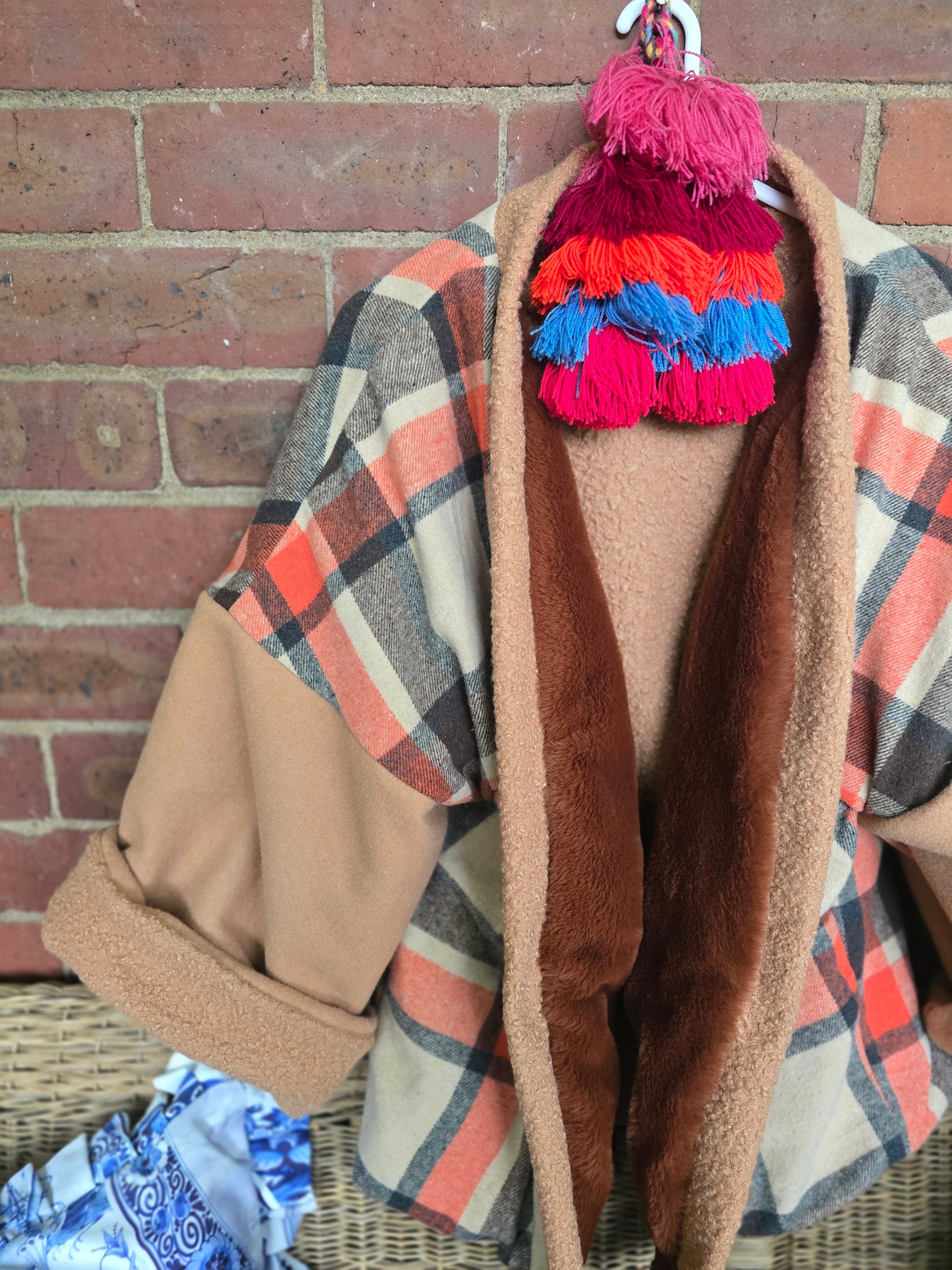 The LUMBER JILL REVERSIBLE FAUX FUR JACKET