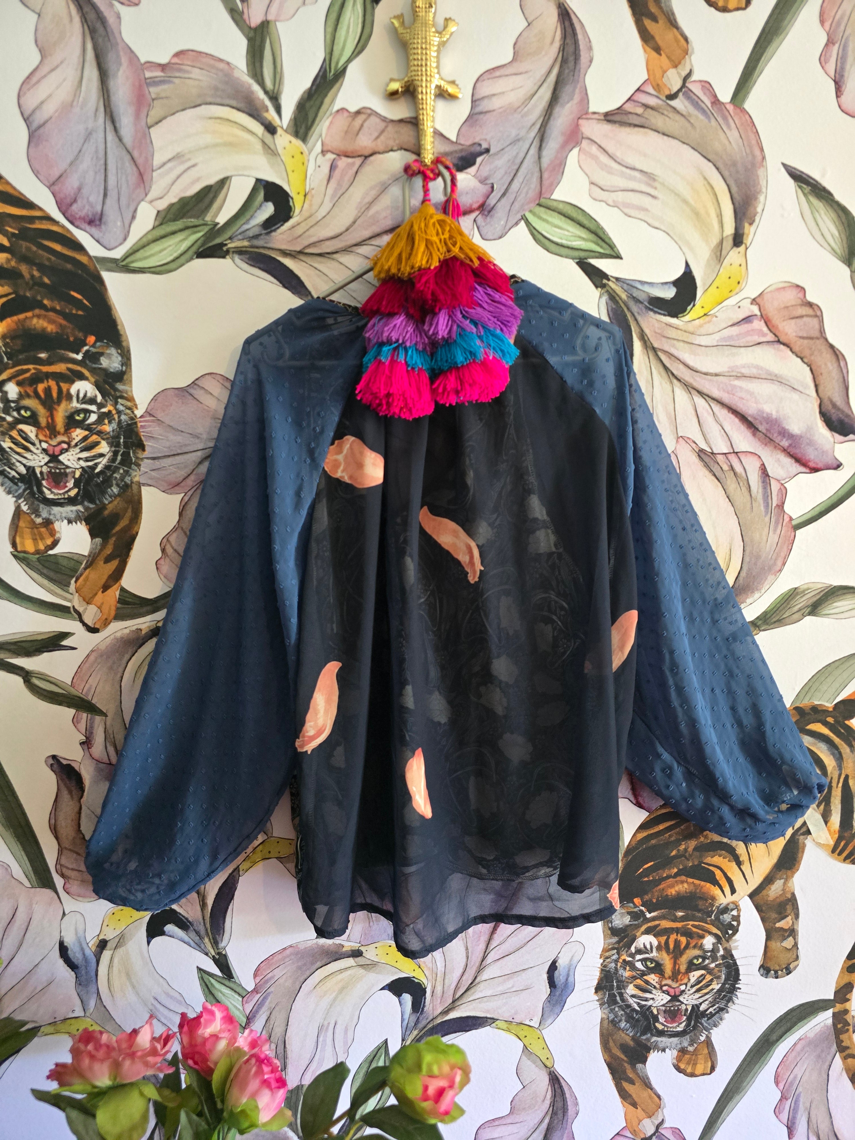 The WHITE LOTUS BOHO SHIRT #4