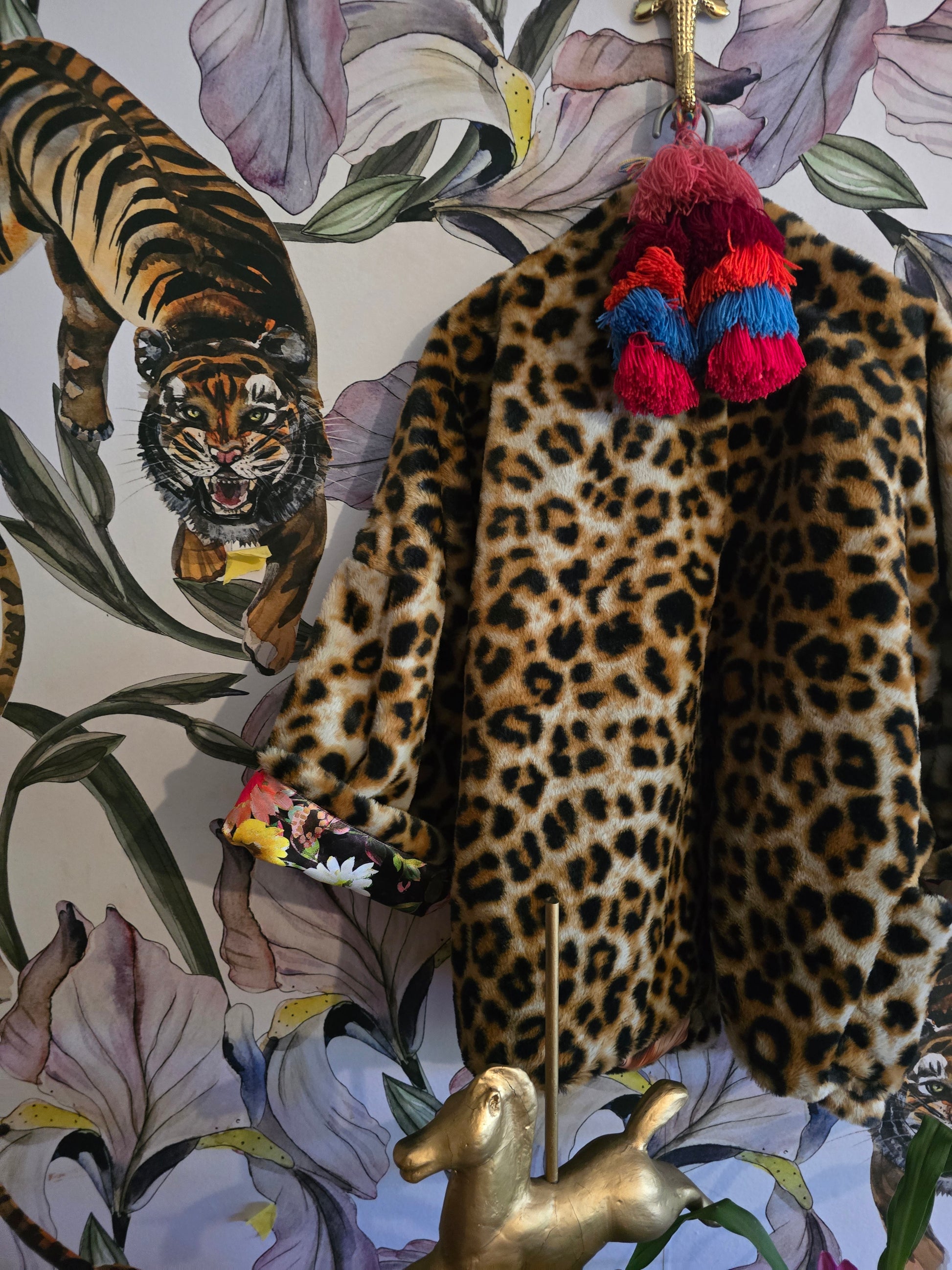 The BOUJEE LEOPARD REVERSIBLE FAUX FUR #2