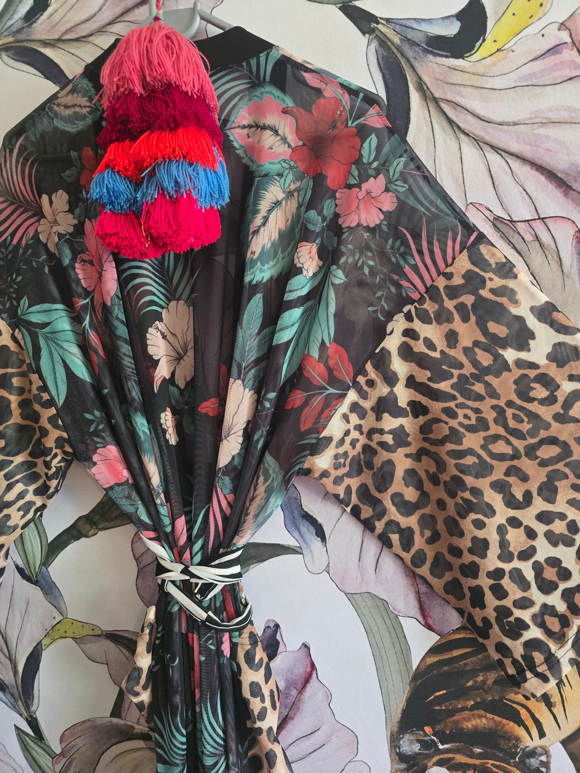 The JUNGLE MESH KIMONO