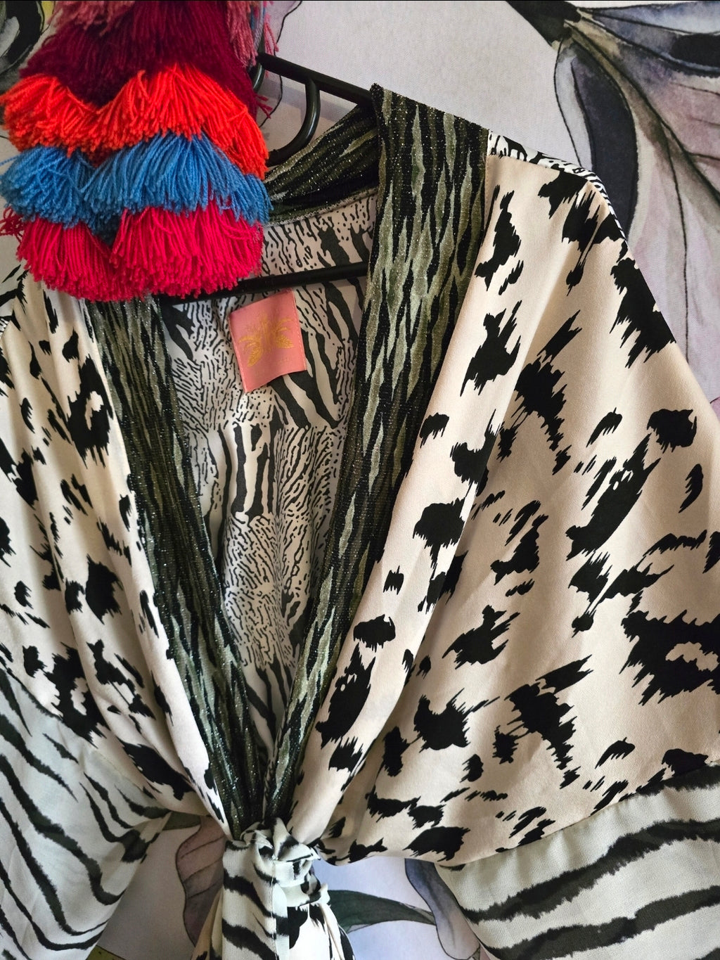 The SAFARI CROPPED KIMONO