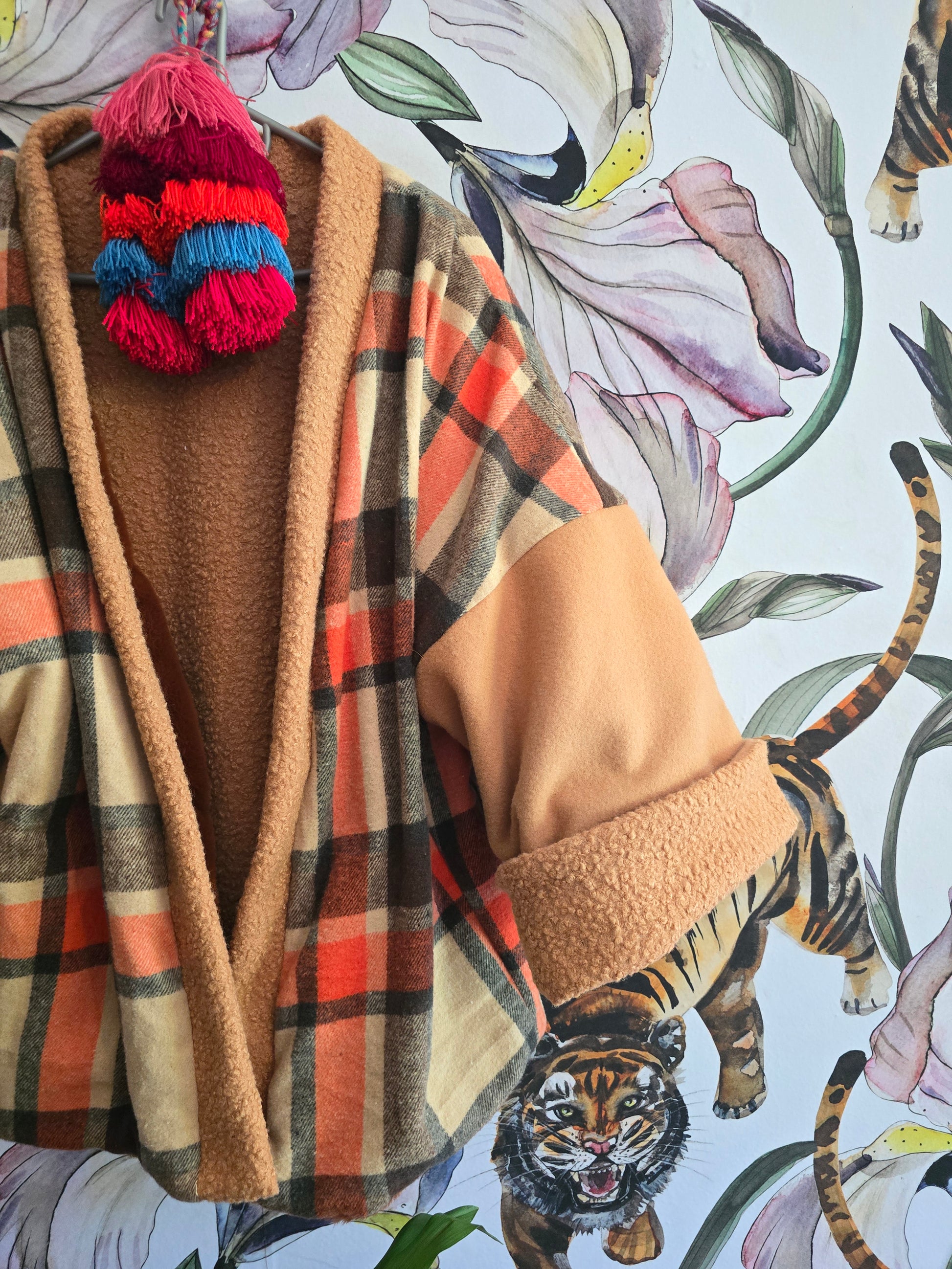 The LUMBER JILL FAUX FUR REVERSIBLE JACKET