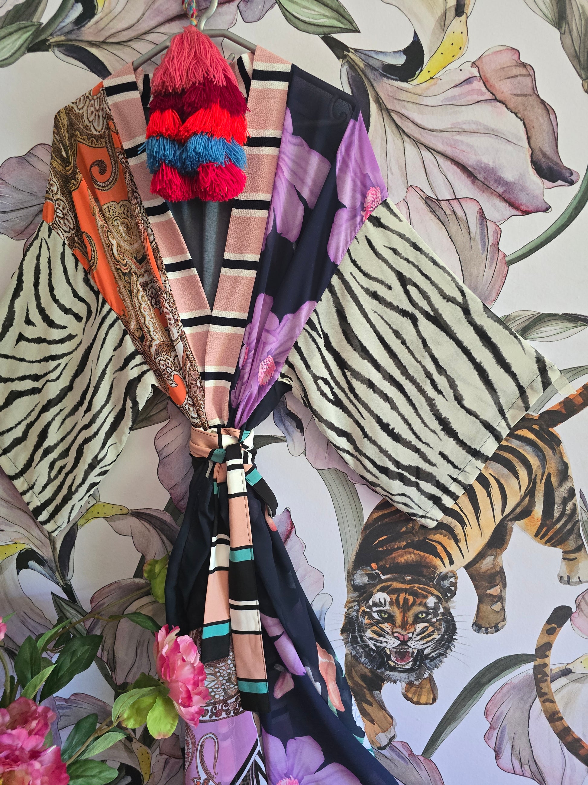 The ZEBRA & BLOOM KIMONO