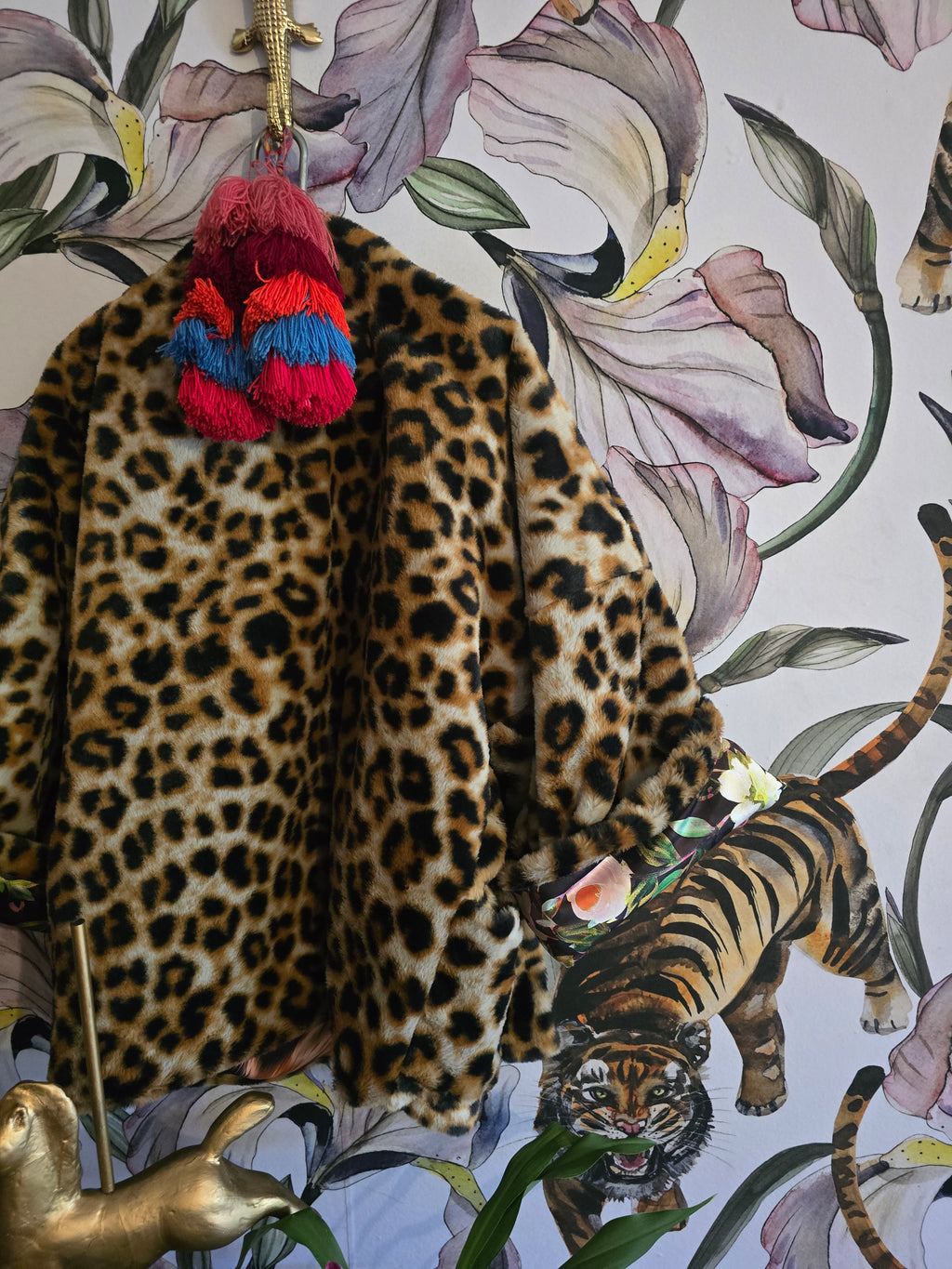 The BOUJEE LEOPARD REVERSIBLE FAUX FUR #2