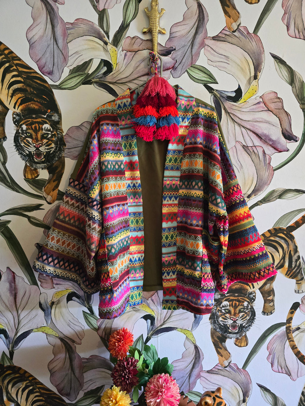 The BOHO & CARGO CROPPED KIMONO