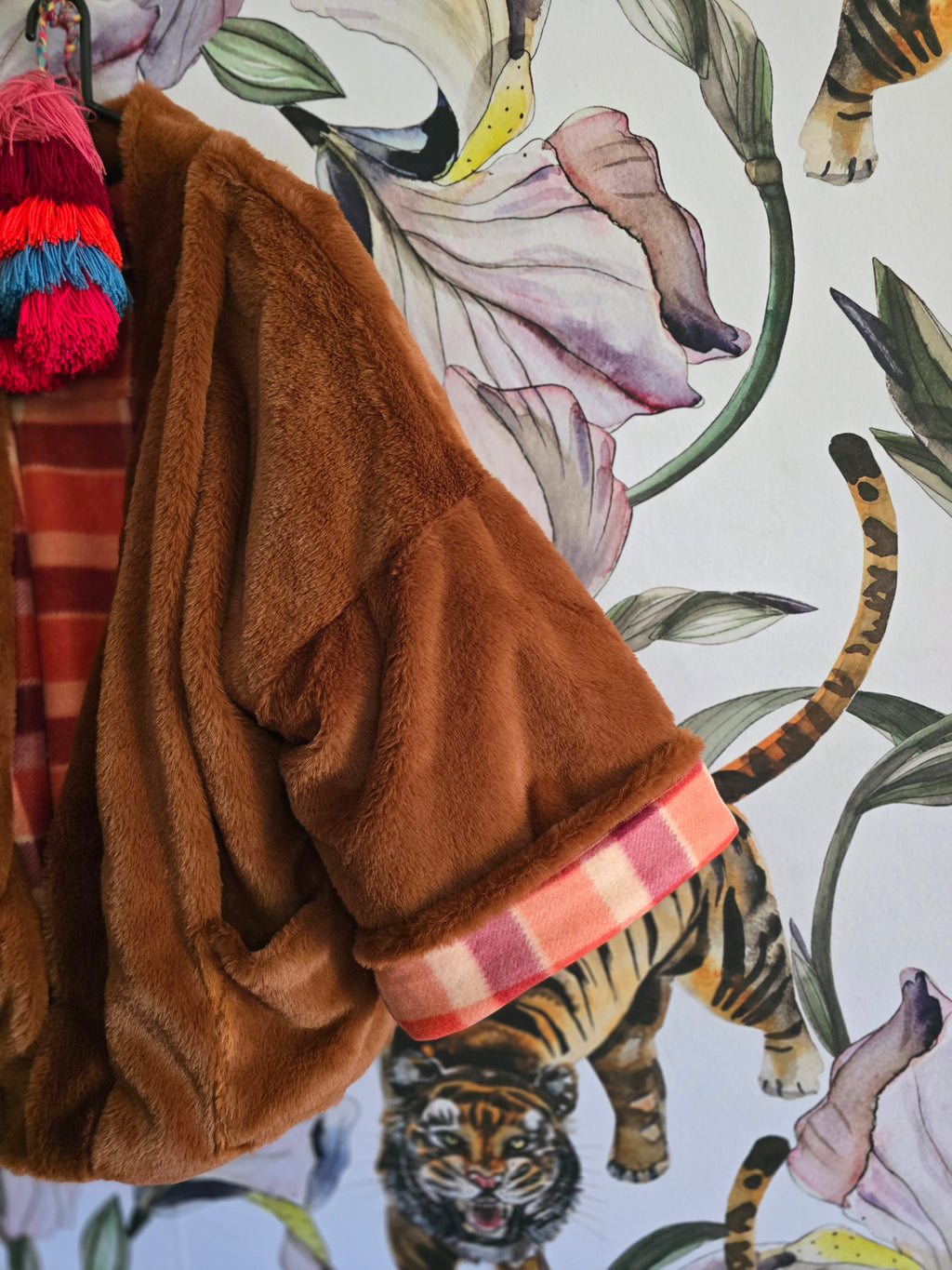 The MISTY MOUNTAINS FAUX FUR & FLEECE REVERSIBLE JACKET