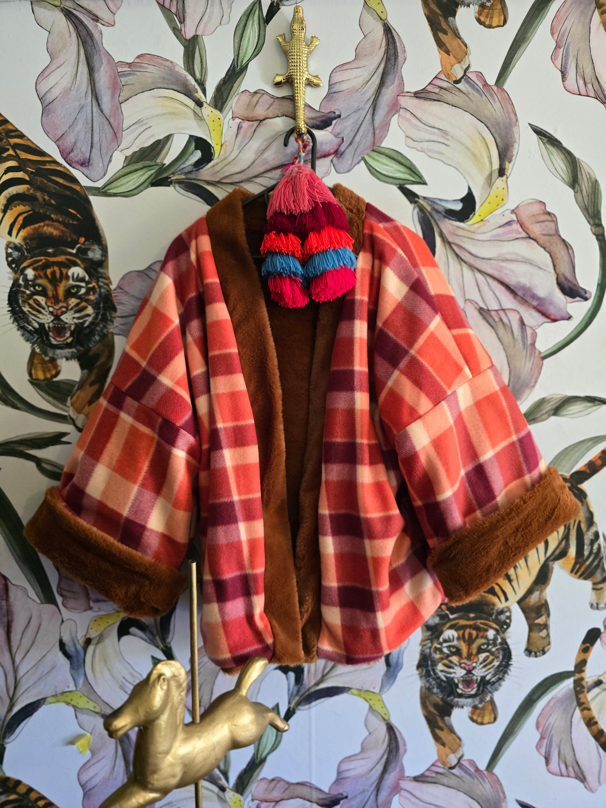 The MISTY MOUNTAINS FAUX FUR & FLEECE REVERSIBLE JACKET