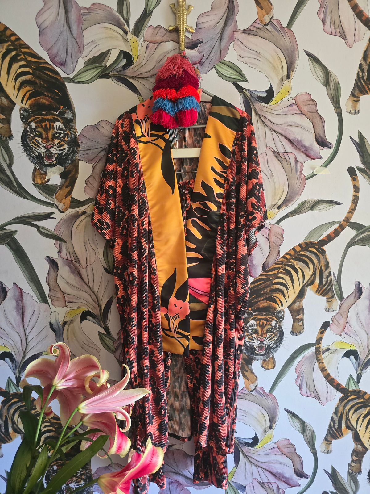 The ELECTRIC LEOPARD SET size: L/XL WATERMELON