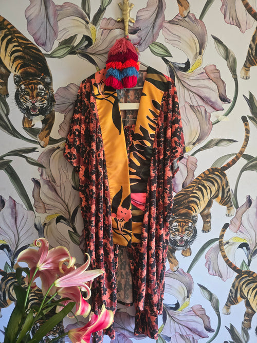 The ELECTRIC LEOPARD SET size: L/XL WATERMELON