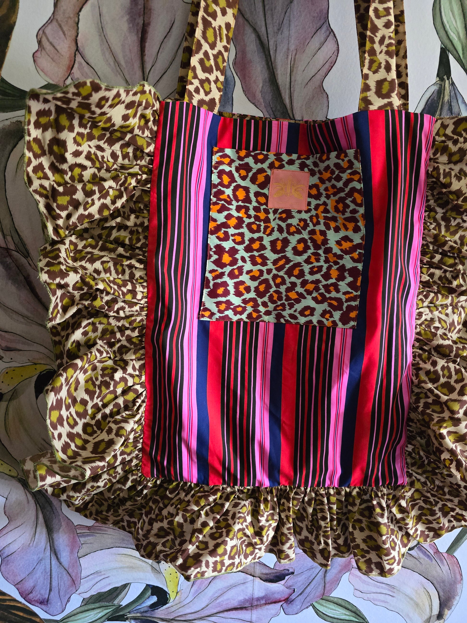 The STRIPE & LEOPARD PARTY TOTE.