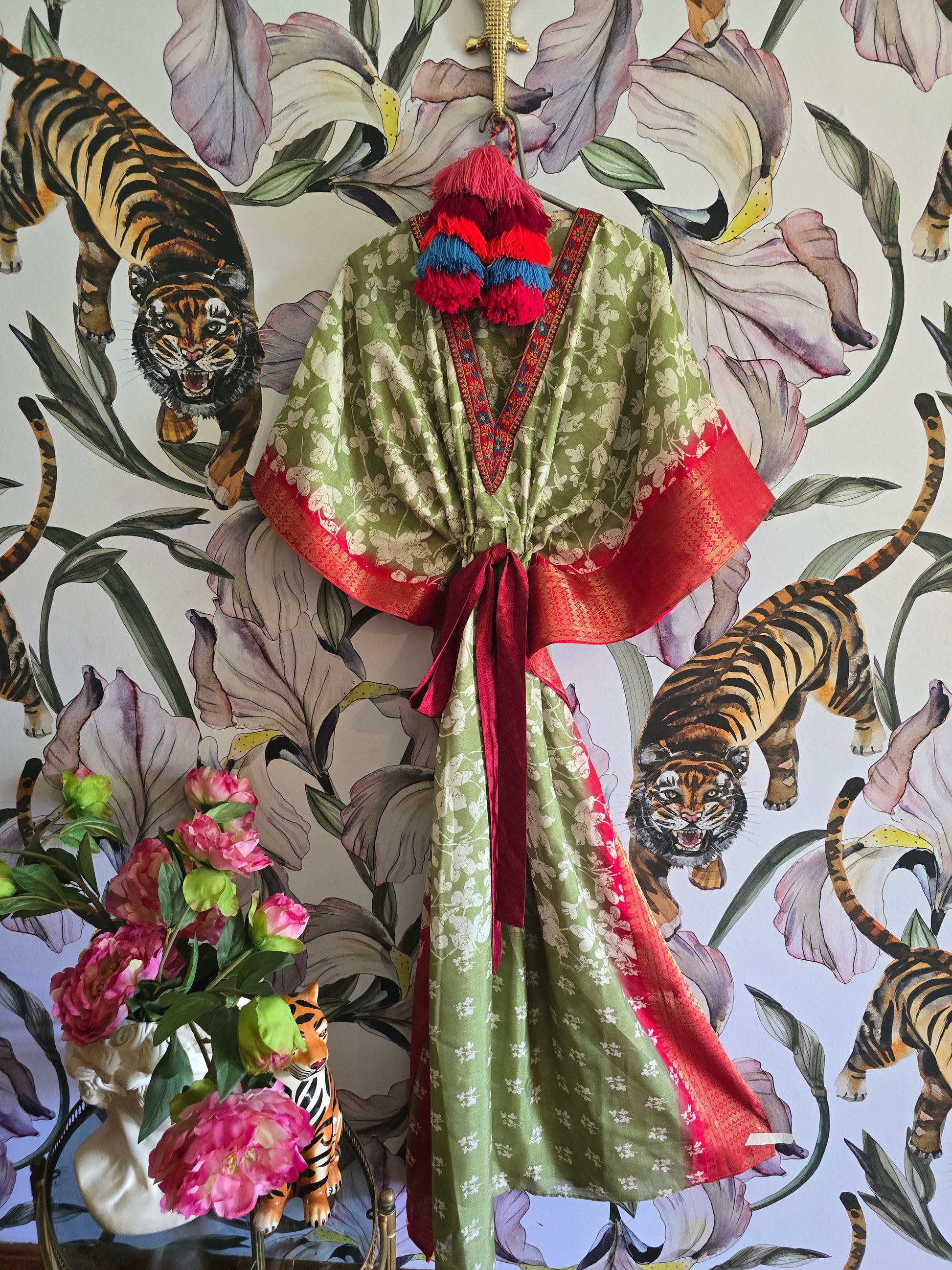 The LONG SILK KAFTAN