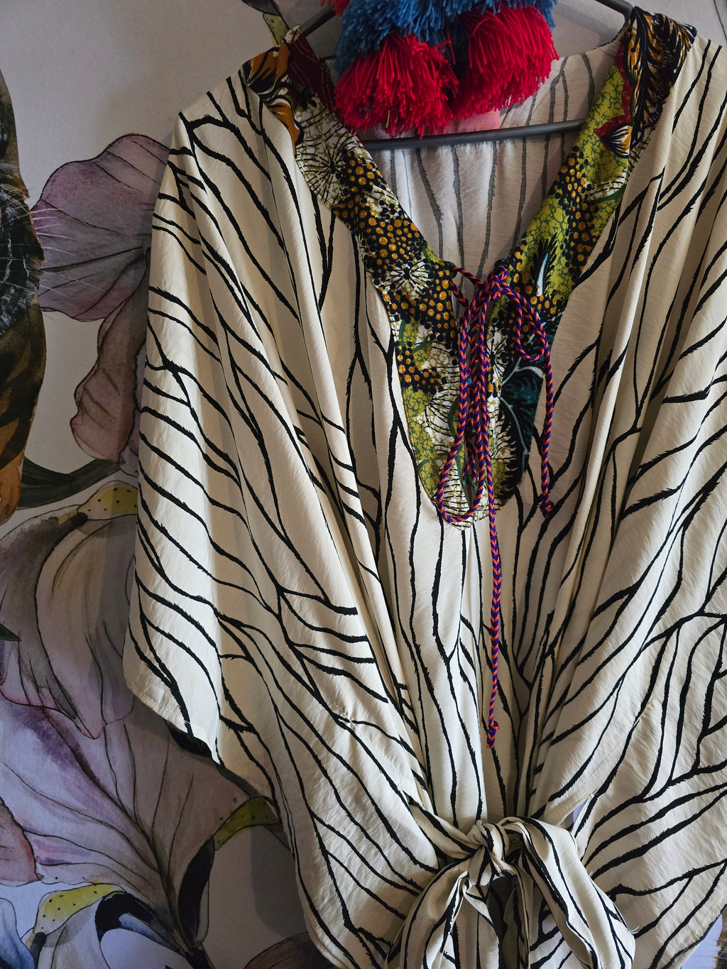 Let's GO ON SAFARI KAFTAN WITH SEPERATE TIE