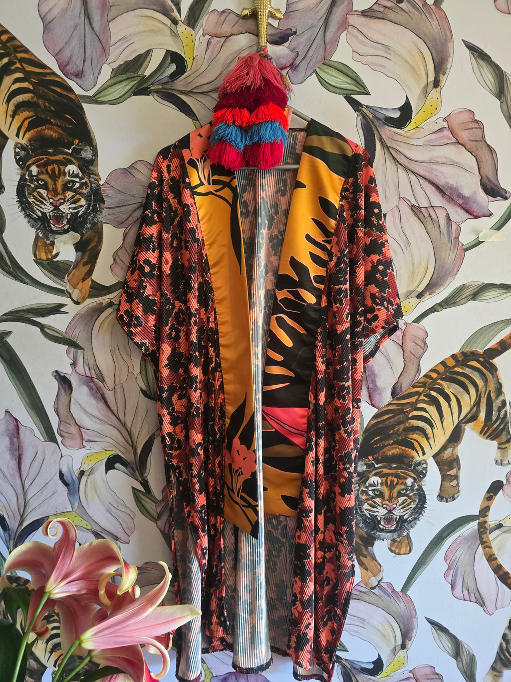 The ELECTRIC LEOPARD SET size: L/XL WATERMELON