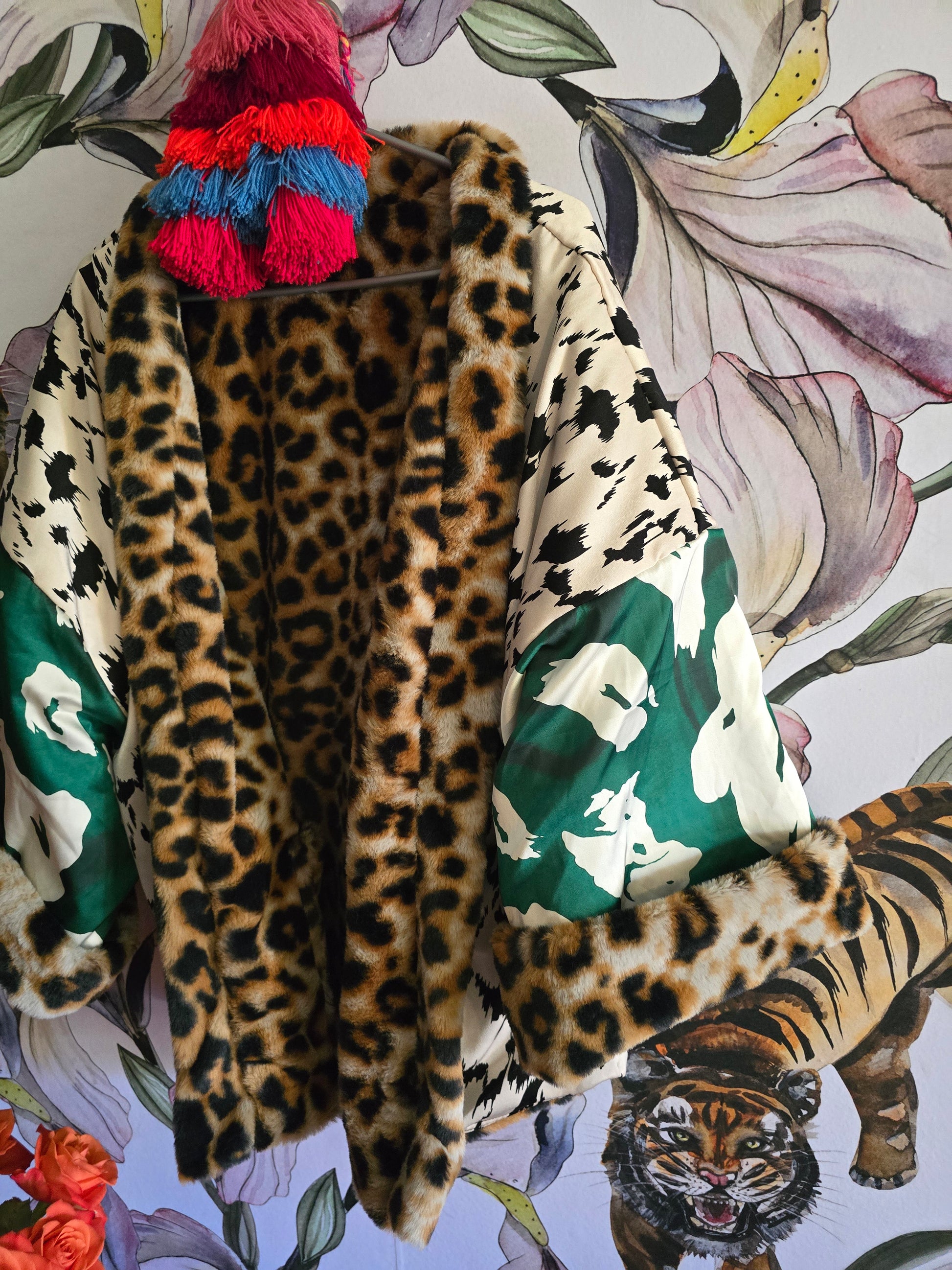 The LEOPARD FAUX FUR FULLY REVERSIBLE JACKET 🐆