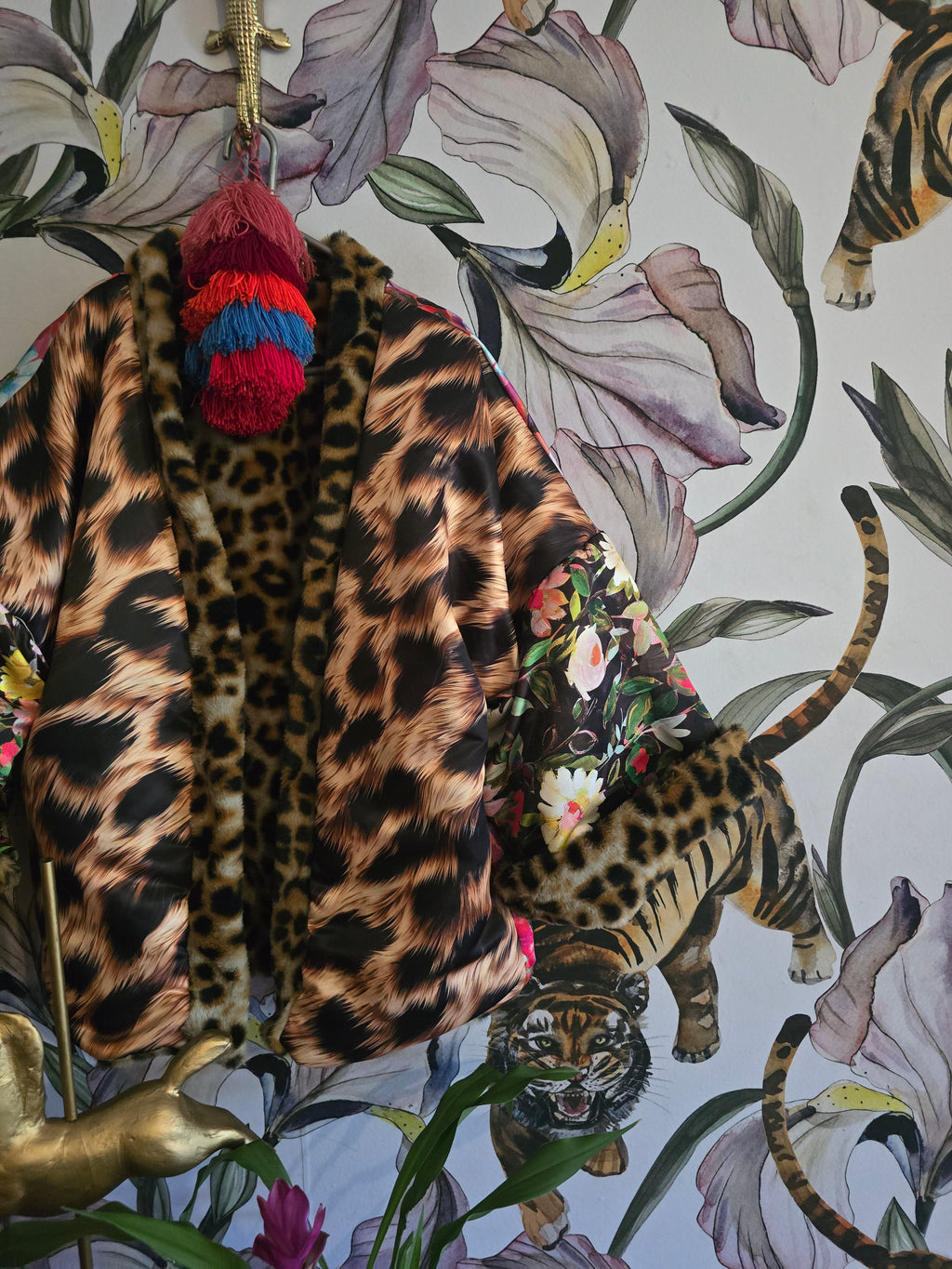 The BOUJEE LEOPARD REVERSIBLE FAUX FUR #2