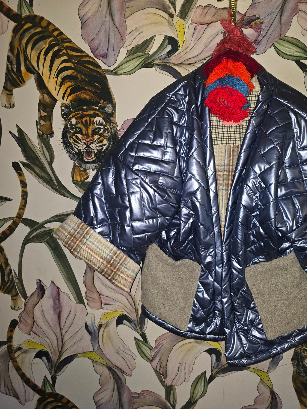The COOL MOM BLUE FULLY REVERSIBLE PUFFER