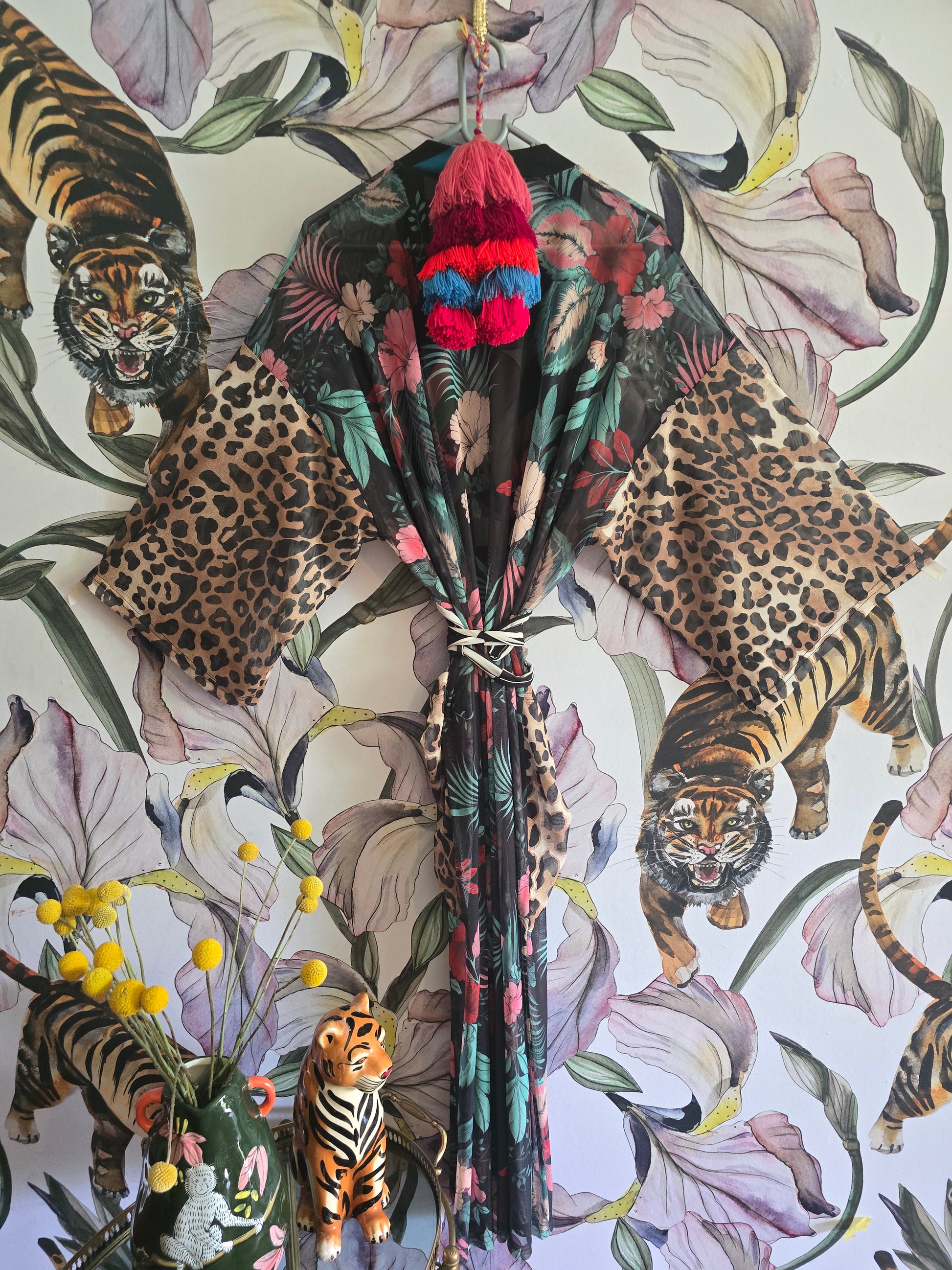 The JUNGLE MESH KIMONO