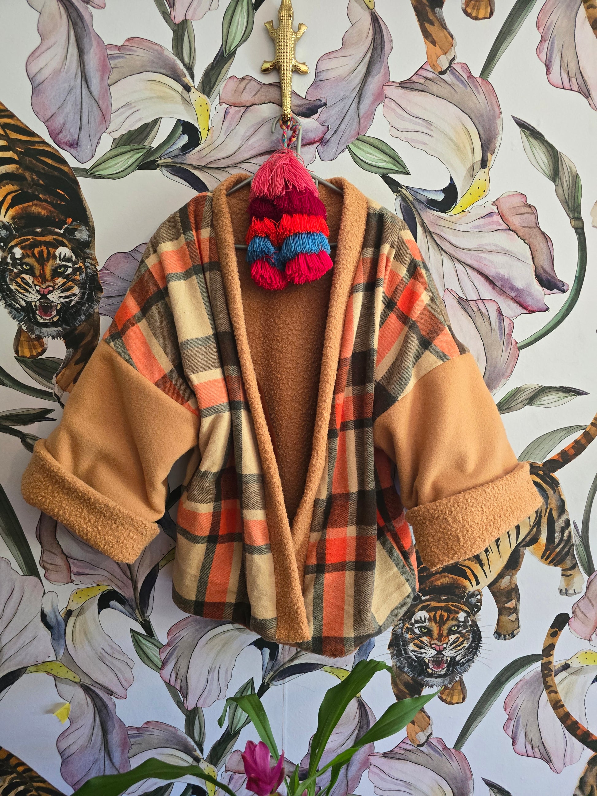 The LUMBER JILL FAUX FUR REVERSIBLE JACKET