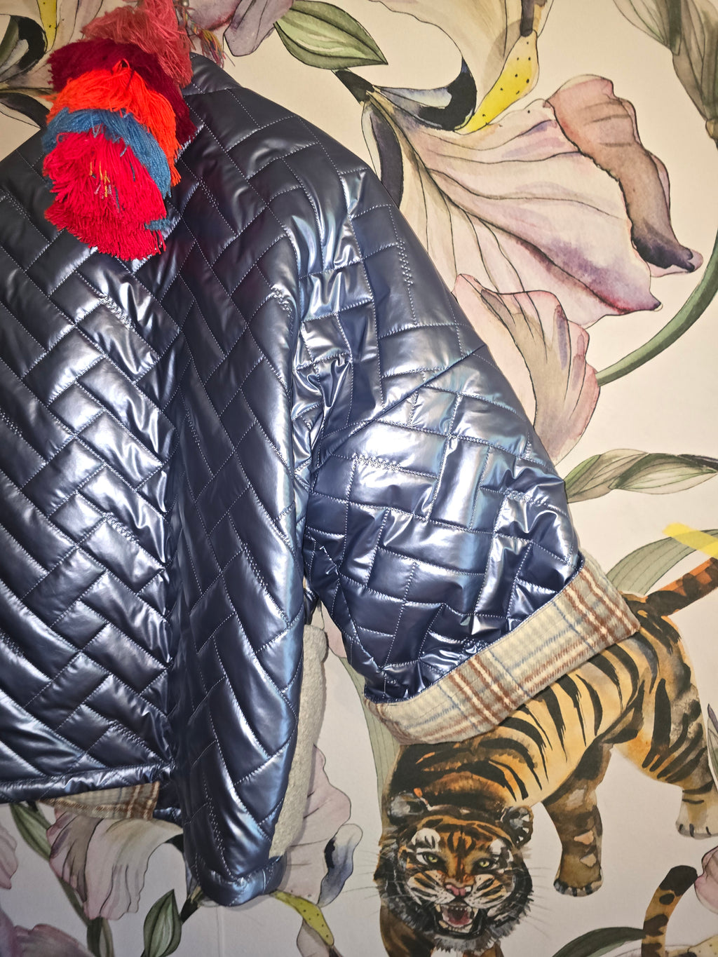 The COOL MOM BLUE FULLY REVERSIBLE PUFFER