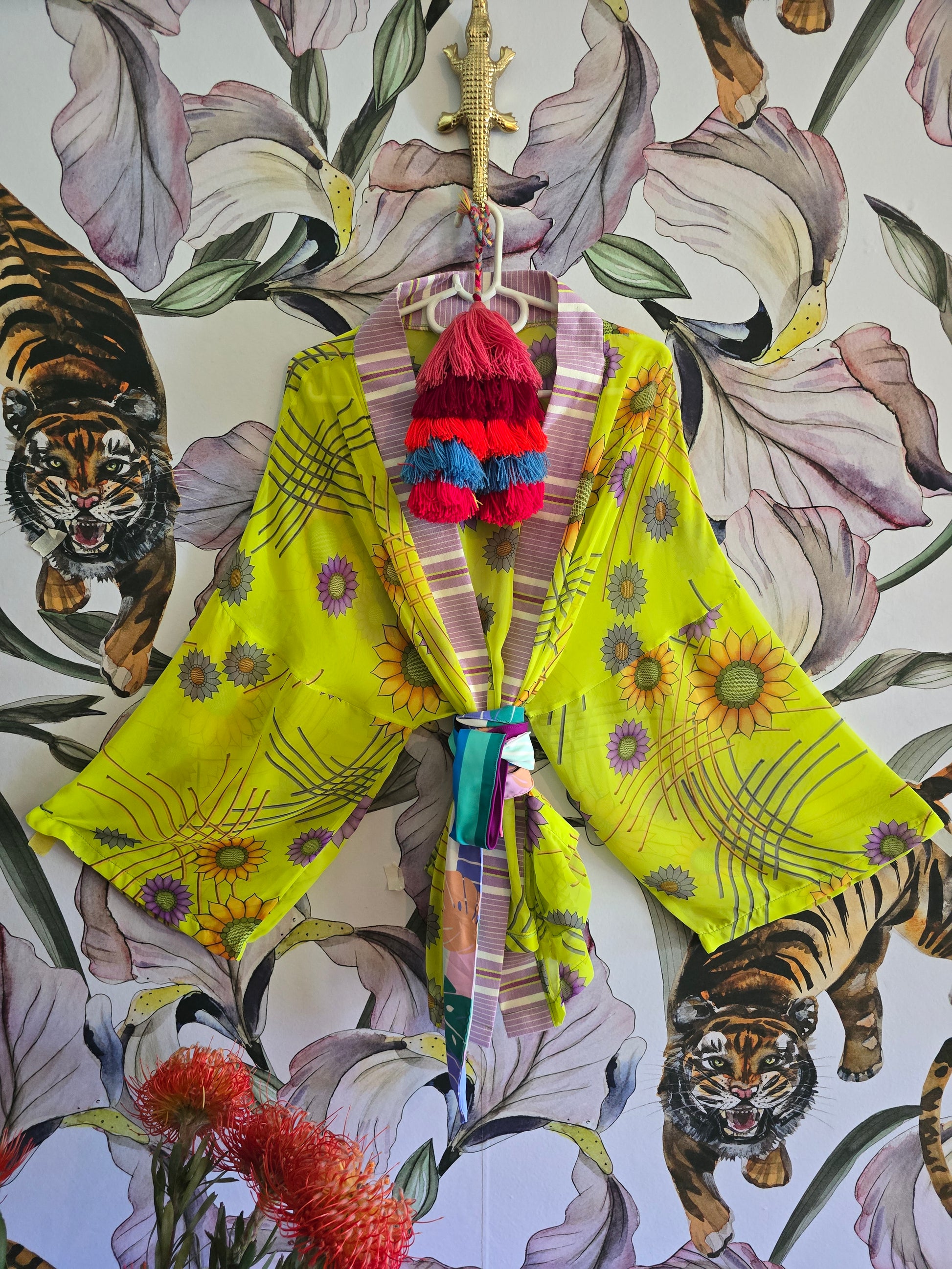 When Sally met Harry cropped kimono.