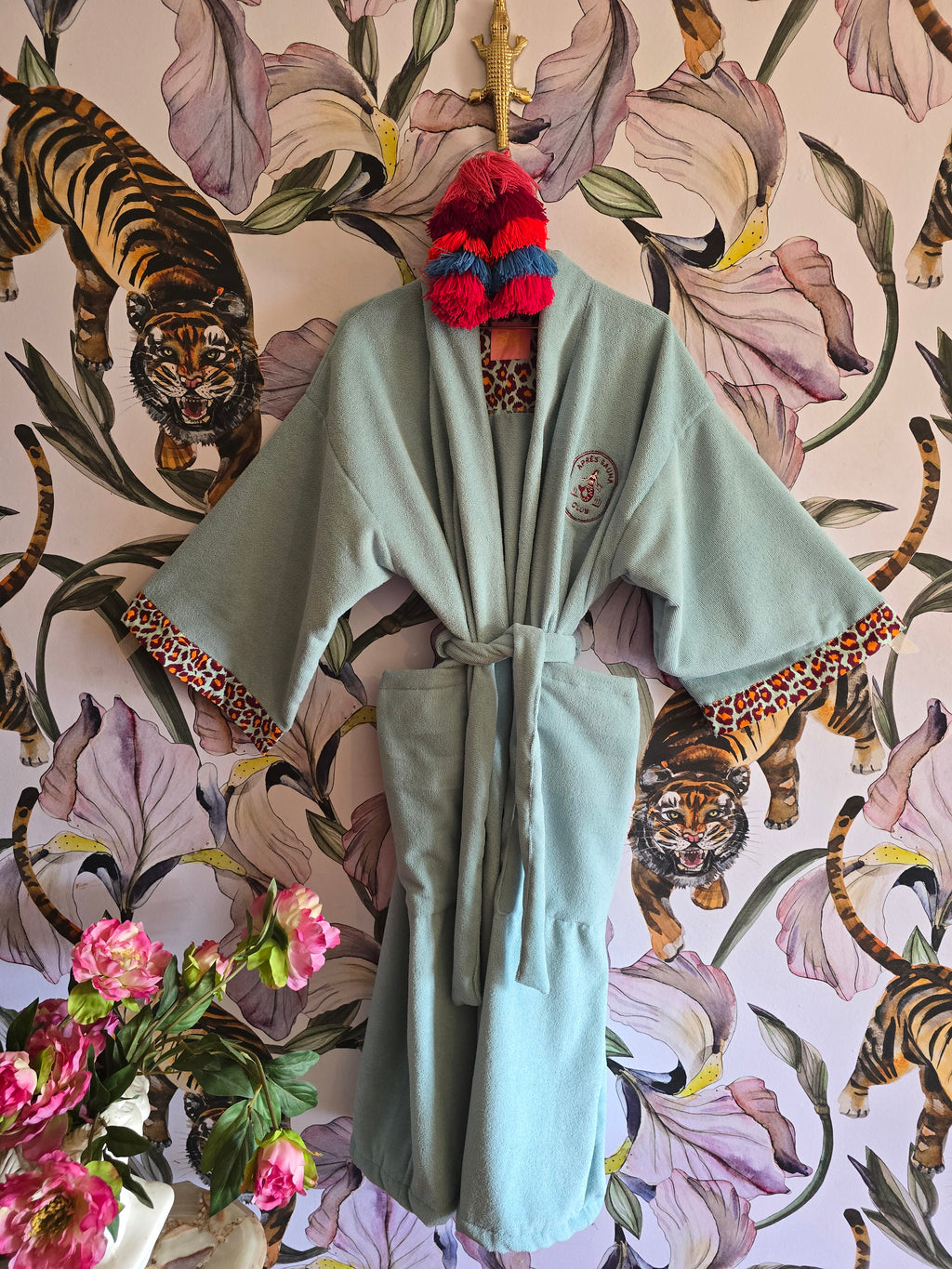 APRÈ SAUNA TOWLING GOWN BABY BLUE