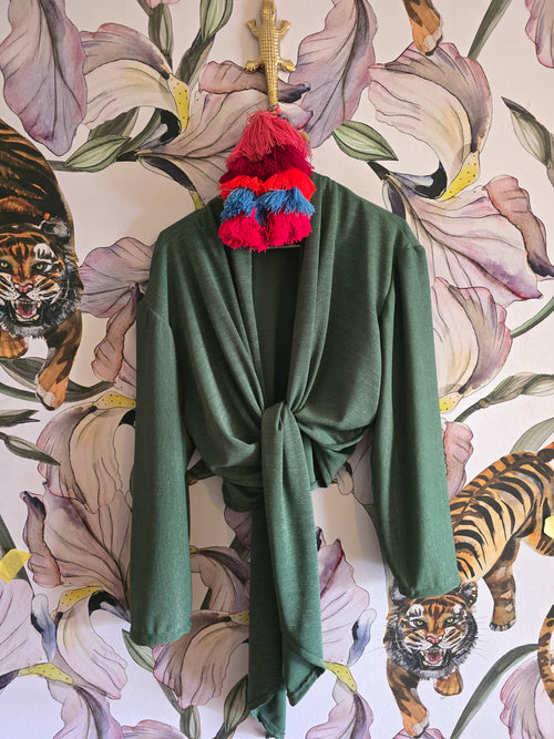 The luxe wrap top